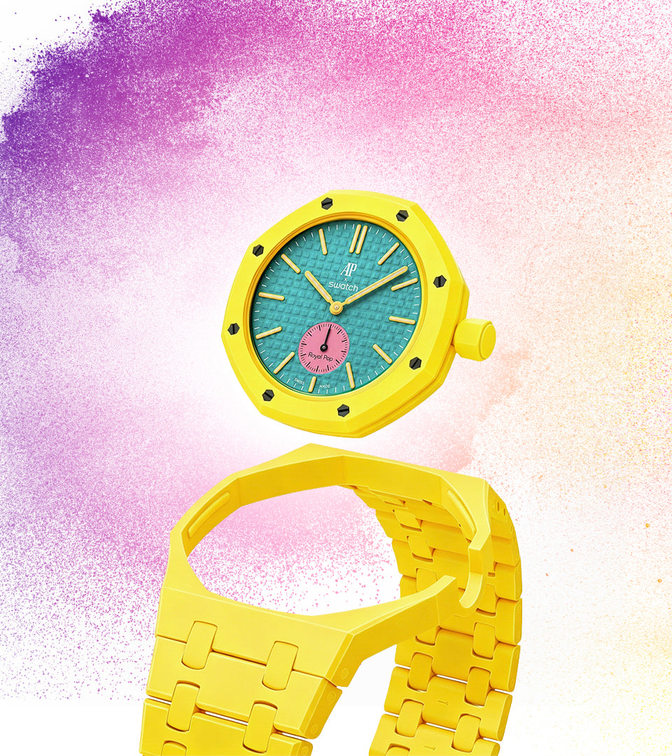 Ceramic Case & Integrated Bracelet for Swatch x AP Royal Pop