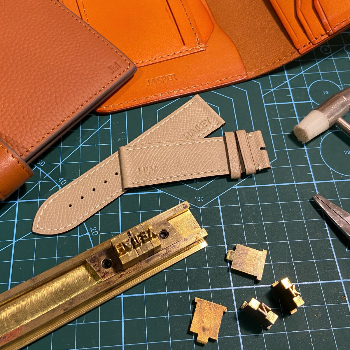 Customize Text | Hot-stamping Service | Watch Strap and Leather Goods