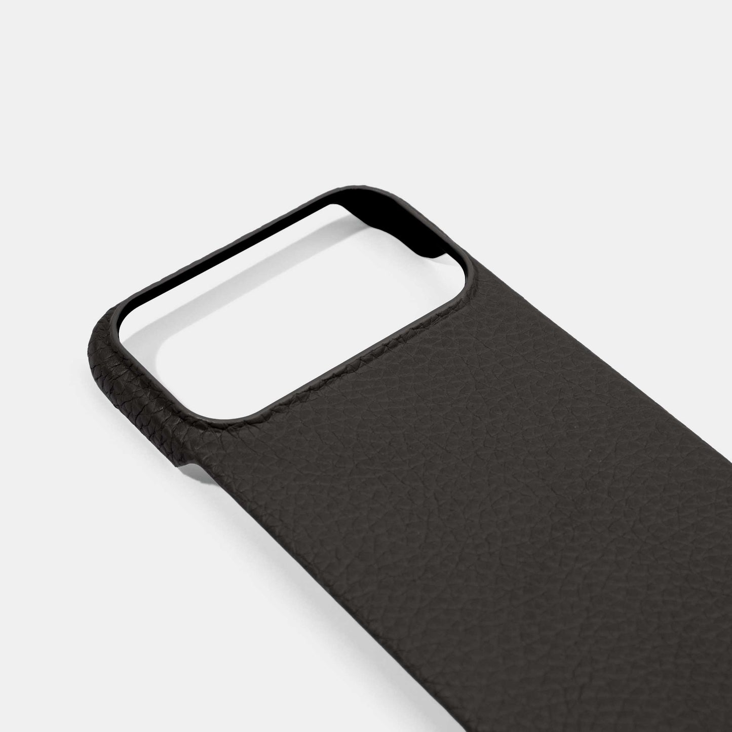 Black Epsom Calf Phone Case for iPhone 17 Pro Max Back