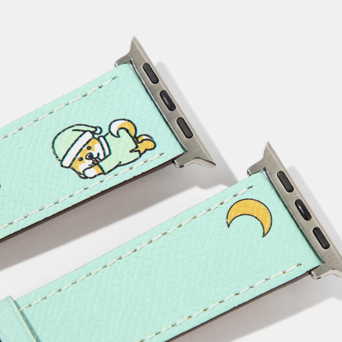 PJai & Friends Pajamas Calf Leather Watch Strap Details | Apple Watch Strap