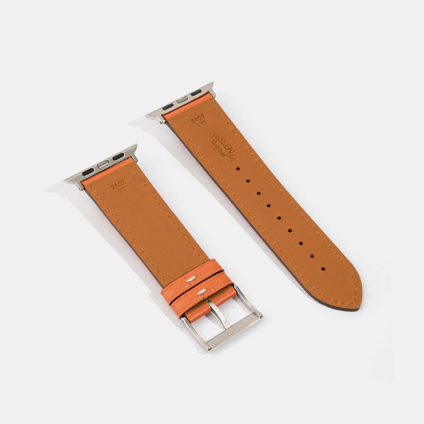 PJai & Friends Family Calf Leather Watch Strap Back Side | Apple Watch Strap
