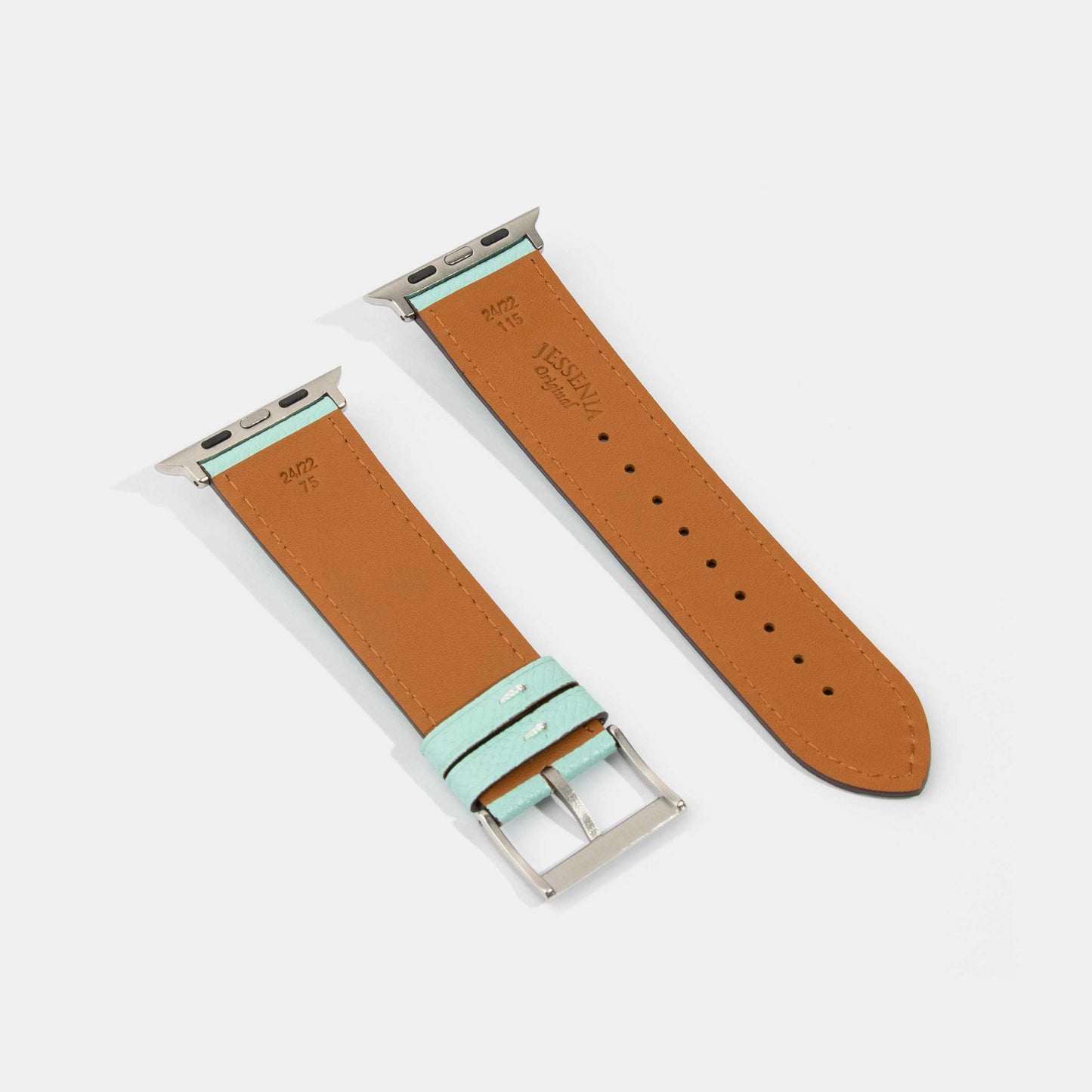 PJai & Friends Pajamas Calf Leather Watch Strap Back Side | Apple Watch Strap