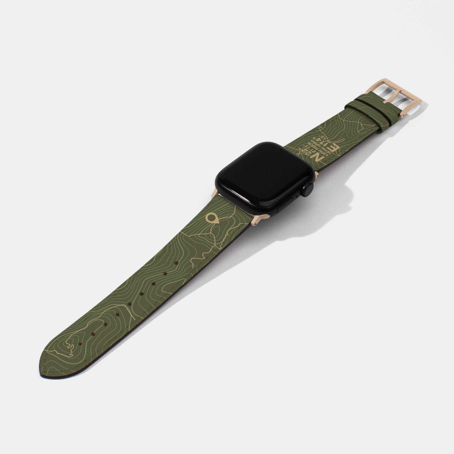 Apple Watch 錶帶 - 獅子山主題 (軍綠色)