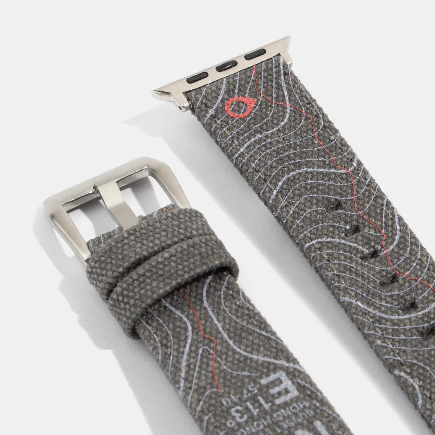 Apple Watch Strap-Canvas Watch Strap-Sunset Peak Printed Canvas Watch Strap