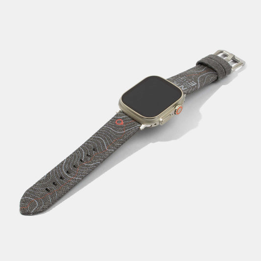 Apple Watch Strap-Canvas Watch Strap-Sunset Peak Printed Canvas Watch Strap