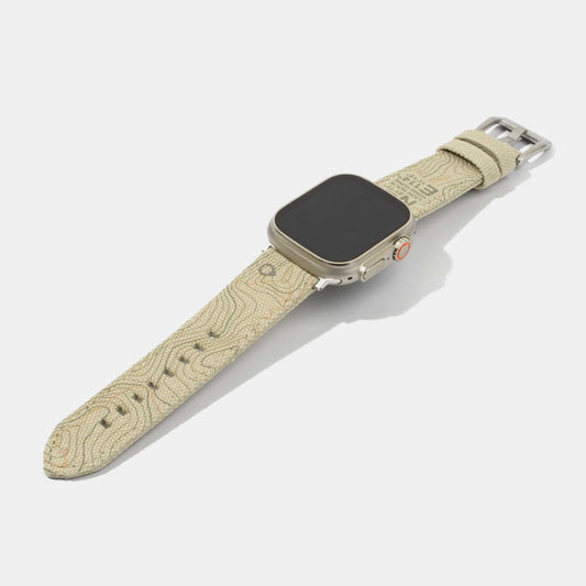 Apple Watch Strap-Canvas Watch Strap-Lion Rock Printed Canvas Watch Strap