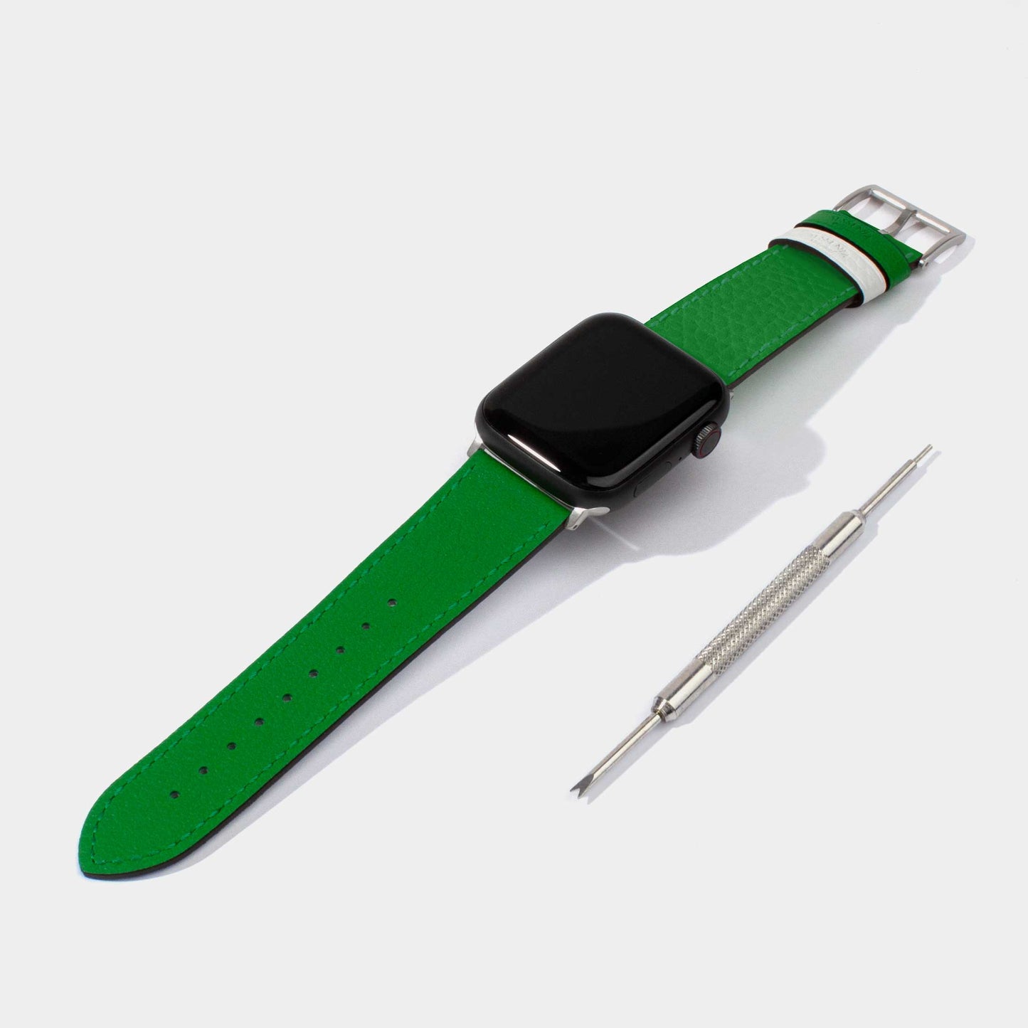 Reversible Straps "Green & White" | Apple Watch Jessenia Original