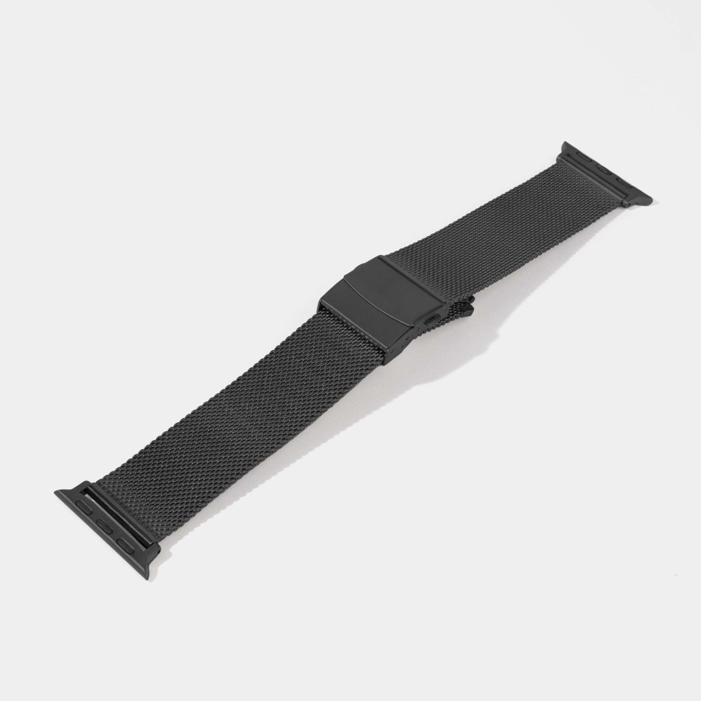 Black Mesh Stainless Steel Watch Strap | Apple Watch Jessenia Original