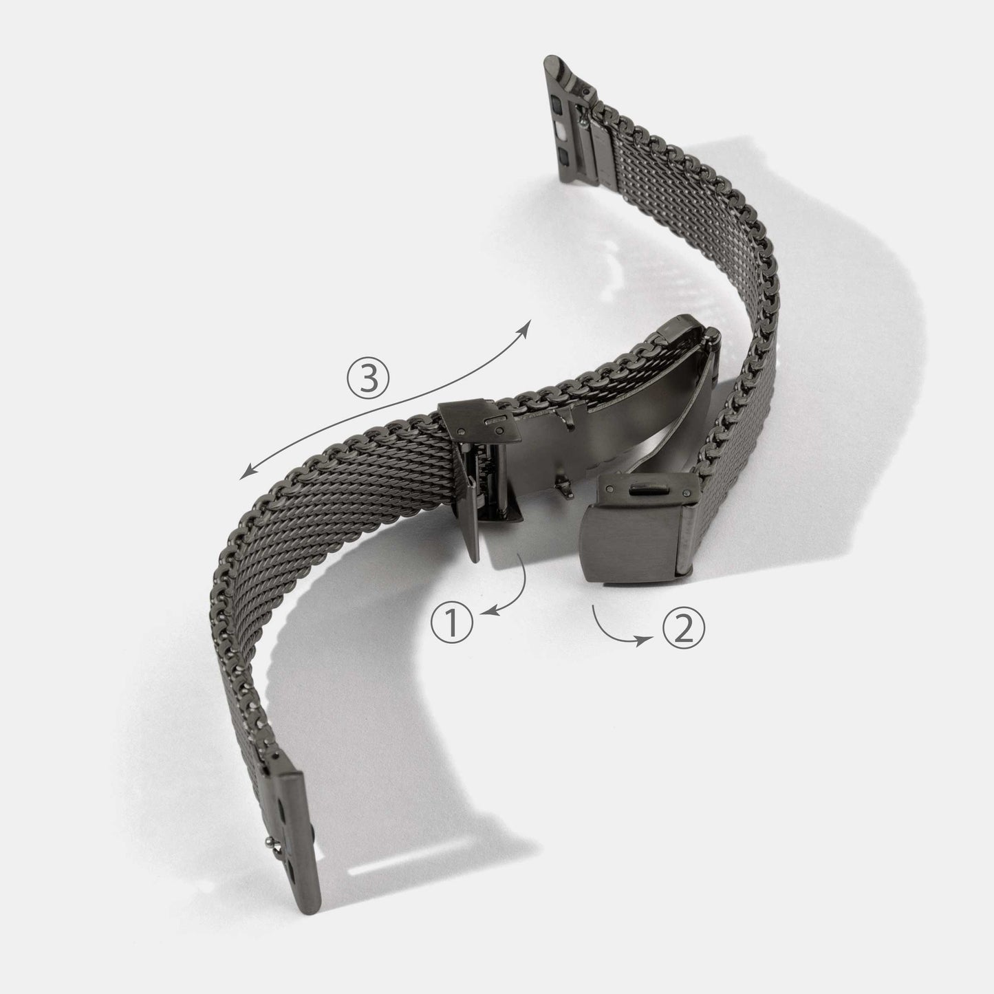 Stainless Steel 1mm Thick Mesh Watch Strap | Apple Watch Strap