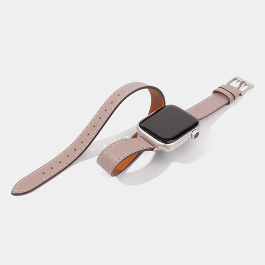 Double Tour Leather Band | Calf Leather | Apple Watch Jessenia Original