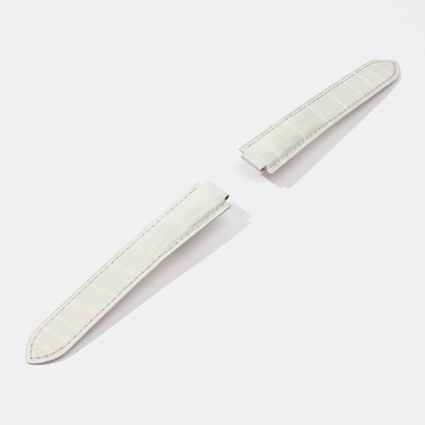 Alligator Watch Strap for Cartier Ballon Bleu | Double Folded Deployment Buckle