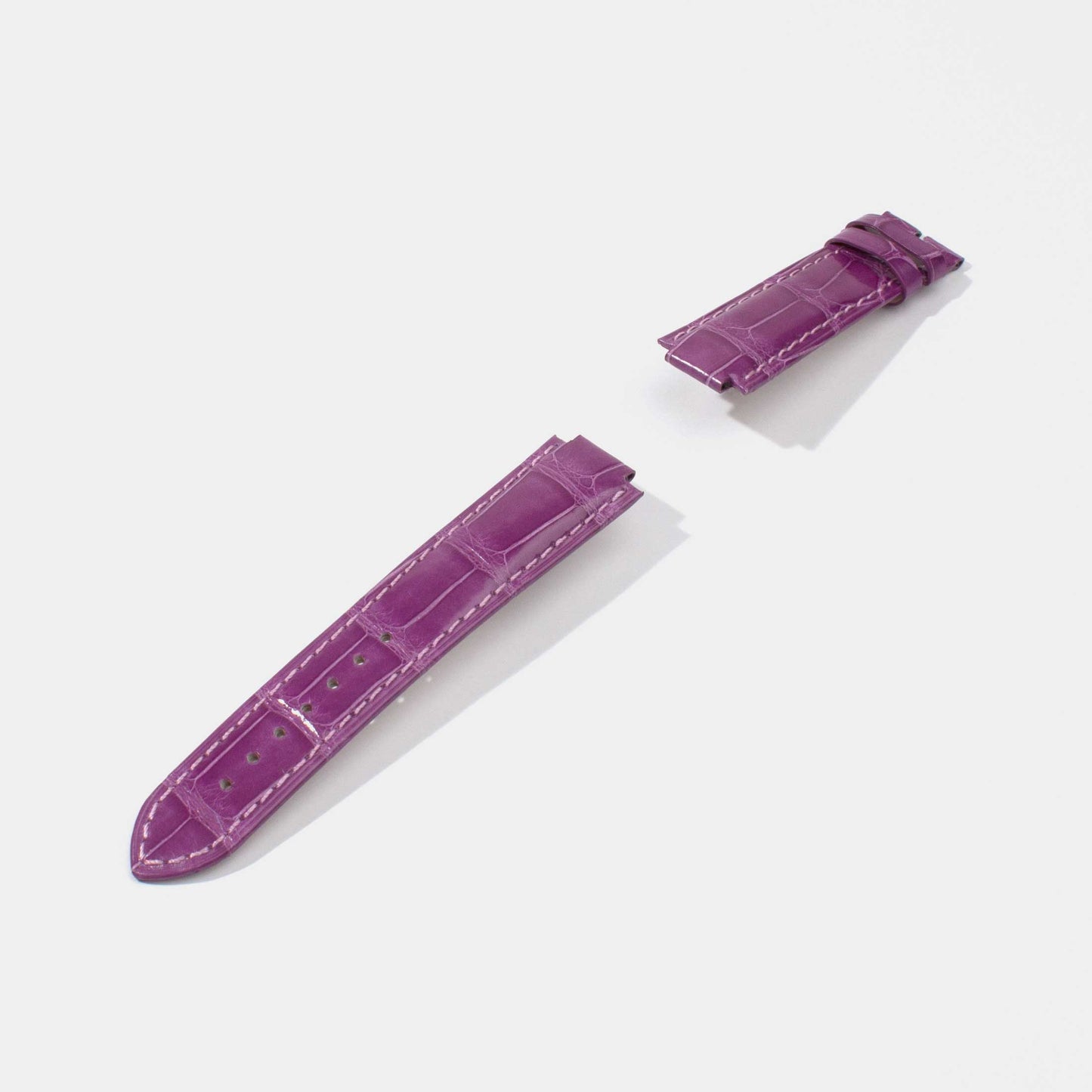 Alligator Watch Strap for Cartier Ballon Bleu | Pin Buckle