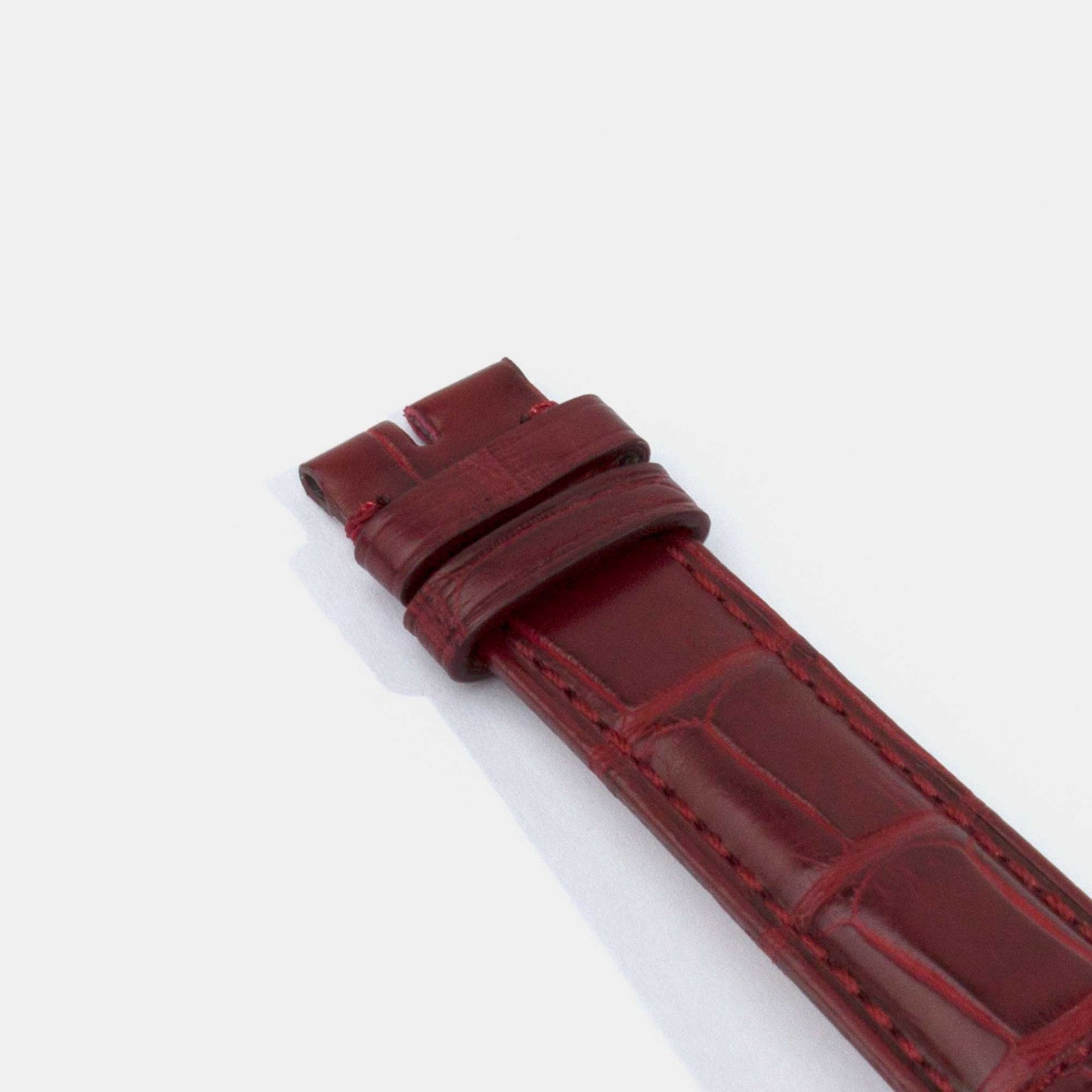 Replacement Watch Straps for Pasha with Pin Buckle | Shiny Alligator | Cartier Jessenia Original