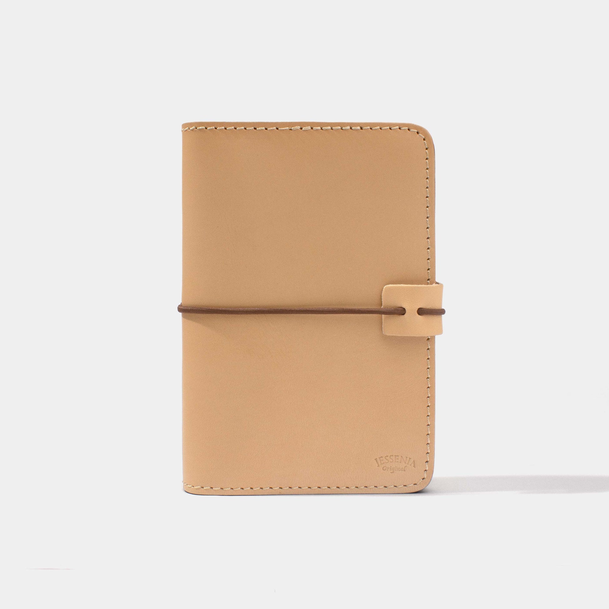 Italian Vegetable Tanned Leather Passport Holder | Leather Goods | Jessenia Original