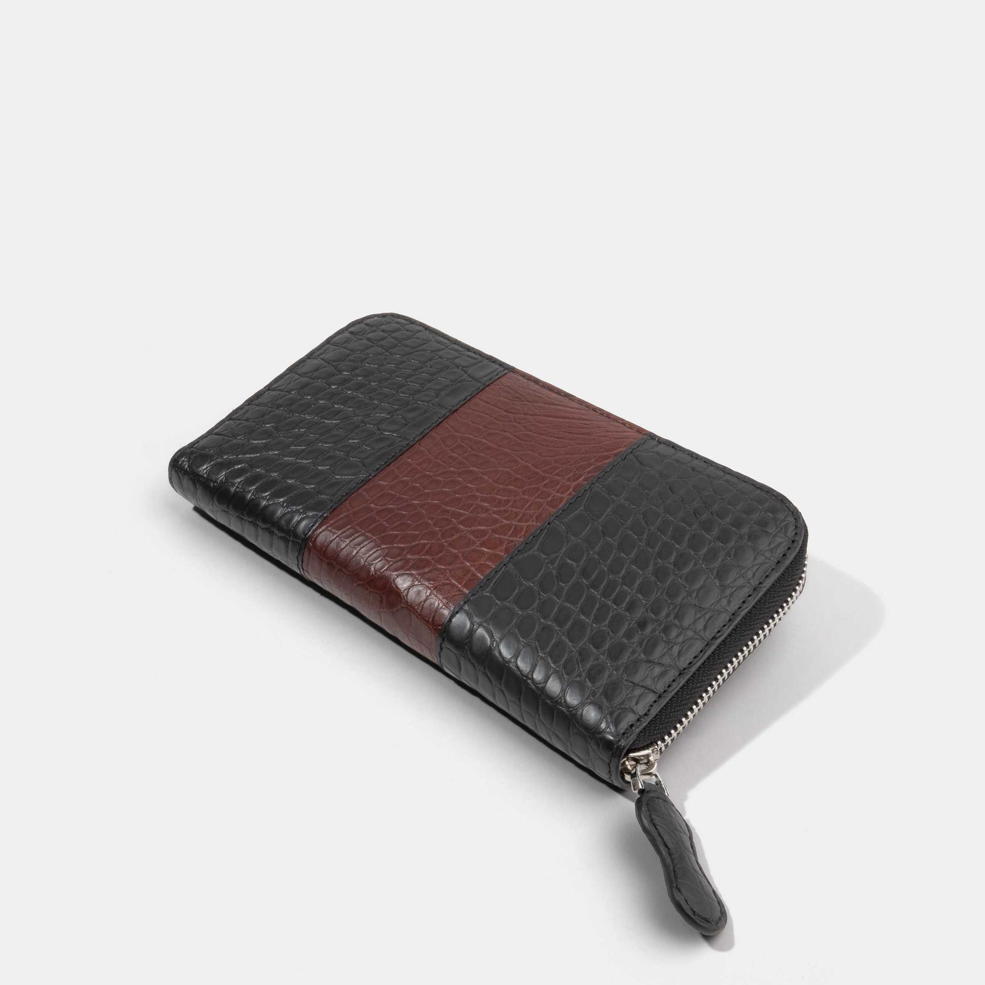 8" 2-Tone Long Wallet | Alligator | Jessenia Original
