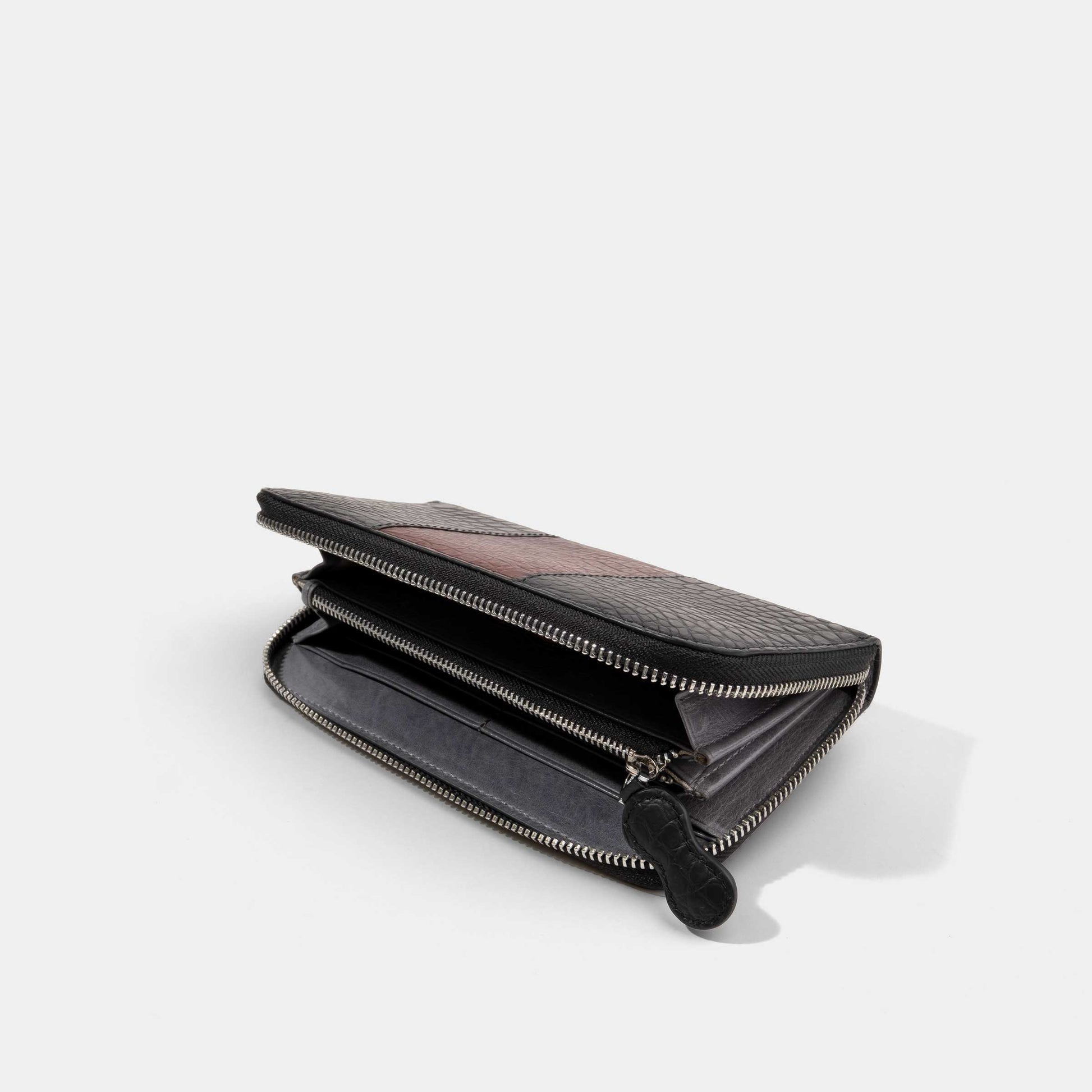 8" 2-Tone Long Wallet | Alligator | Jessenia Original