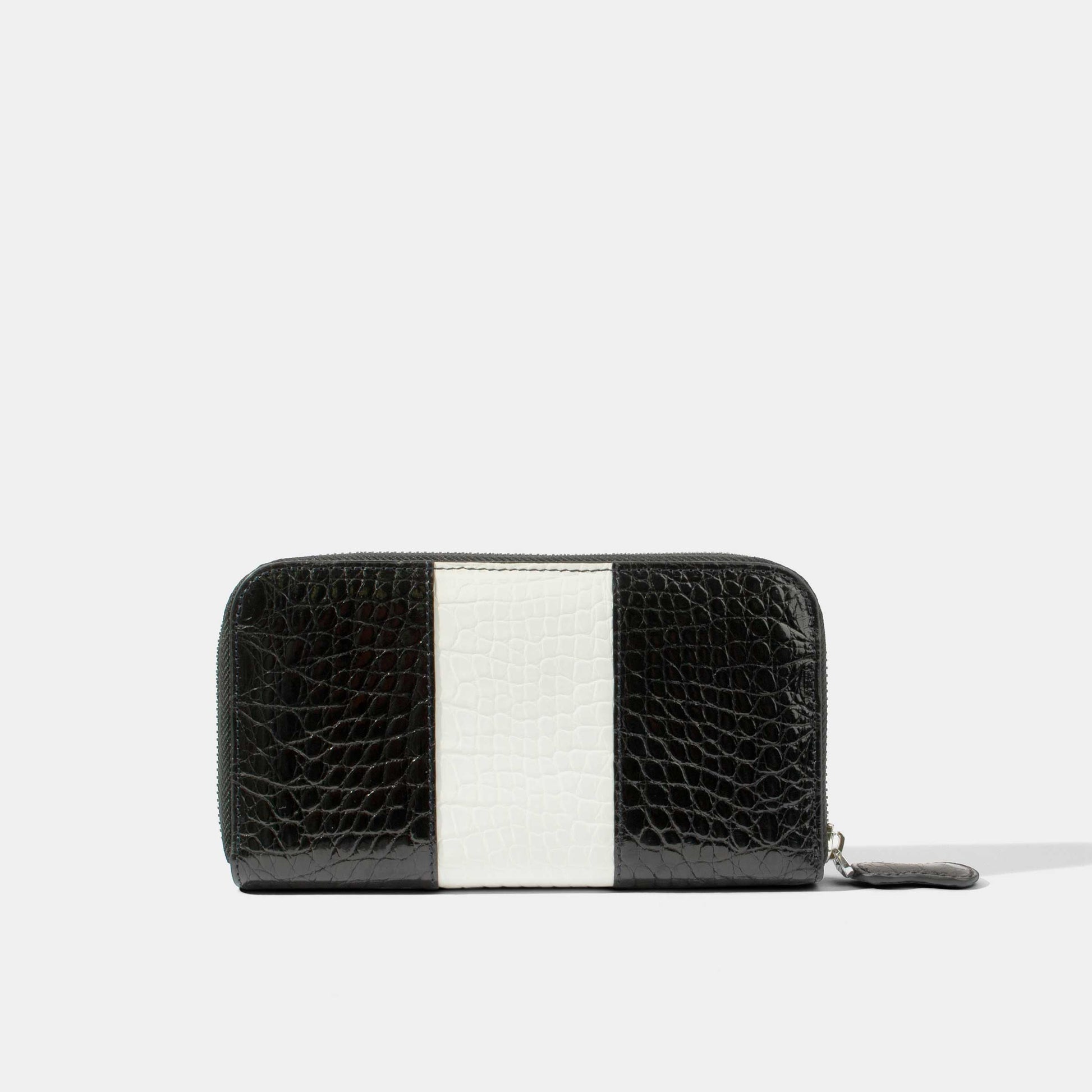 8" 2-Tone Long Wallet | Alligator | Jessenia Original