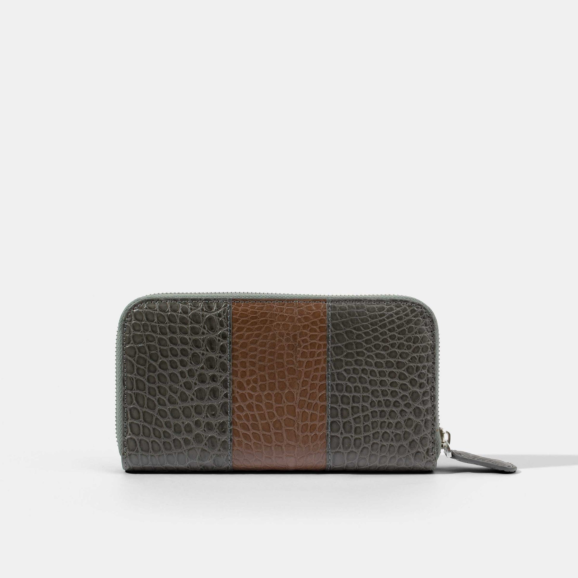 8" 2-Tone Long Wallet | Alligator | Jessenia Original