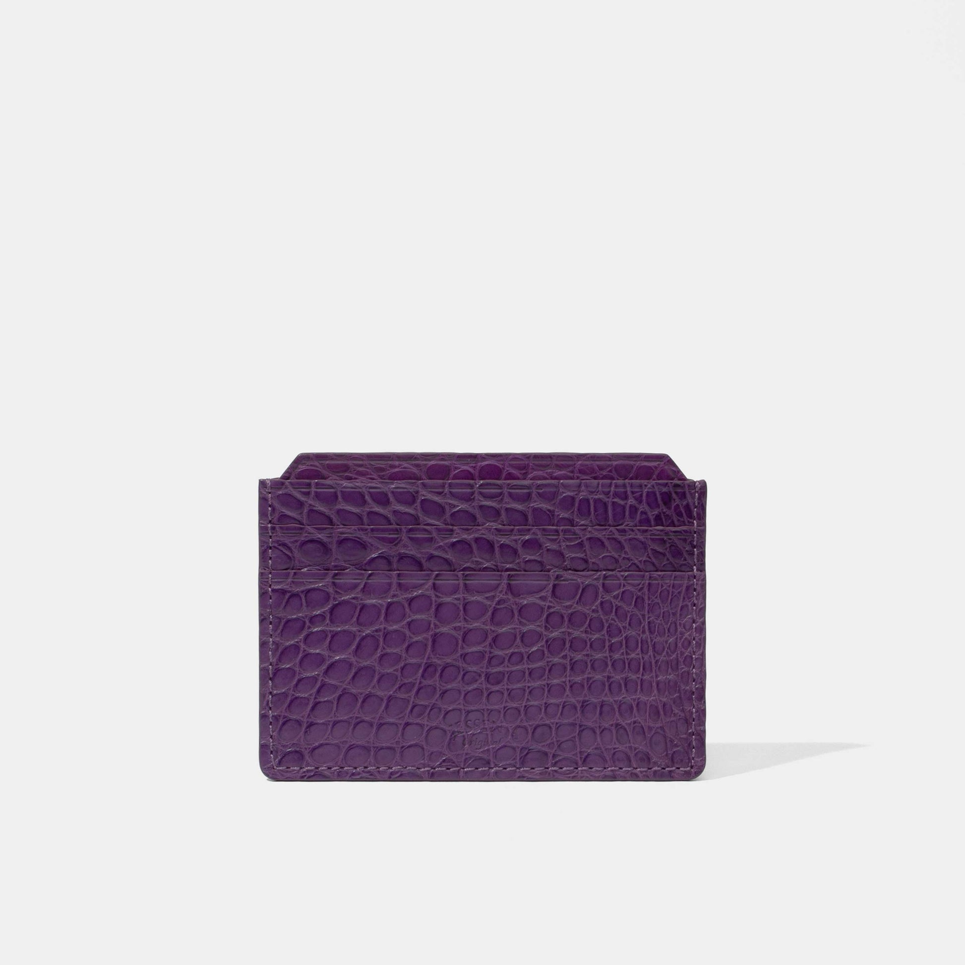 Six Slot Card Holder | Alligator Leather | Jessenia Original