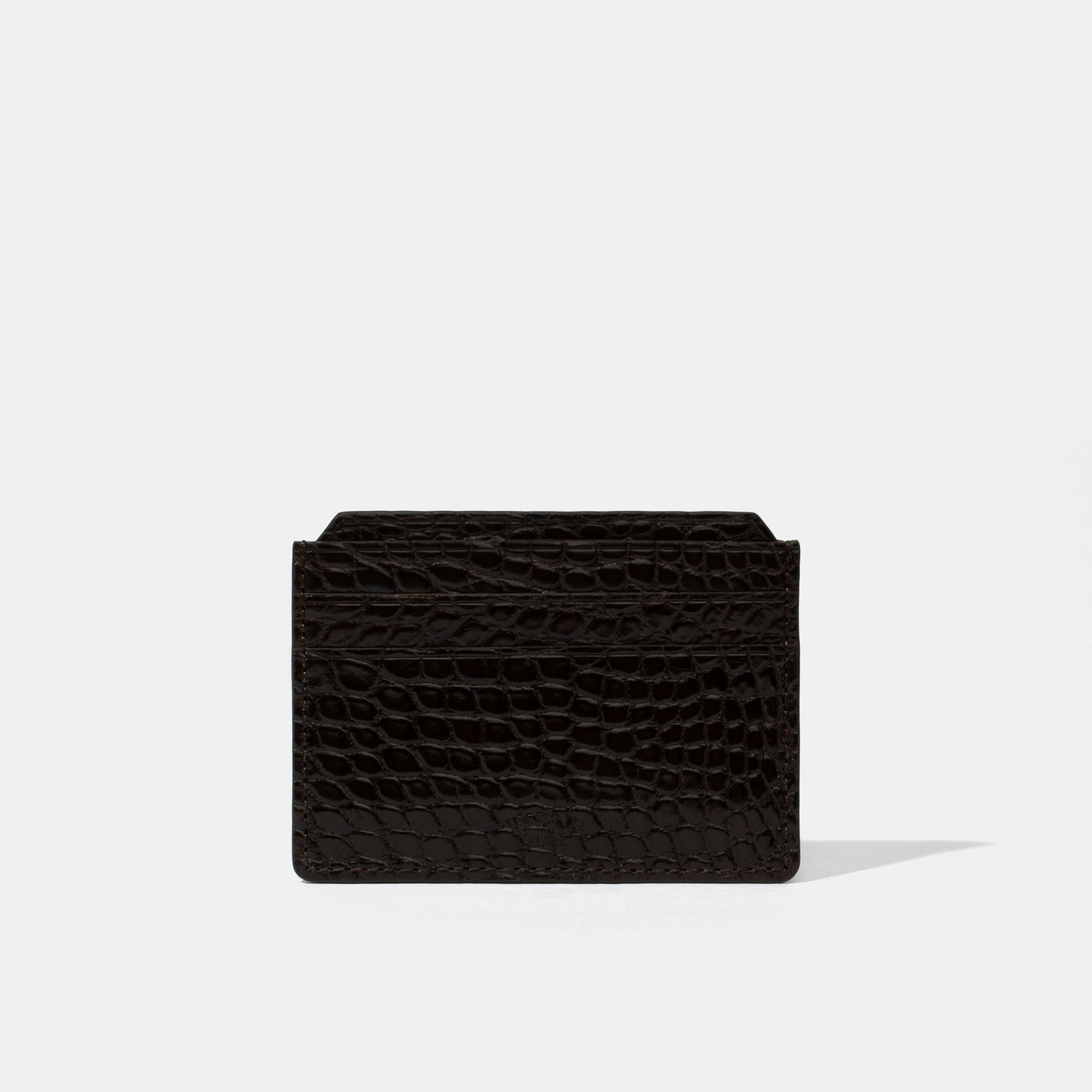 Six Slot Card Holder | Alligator Leather | Jessenia Original