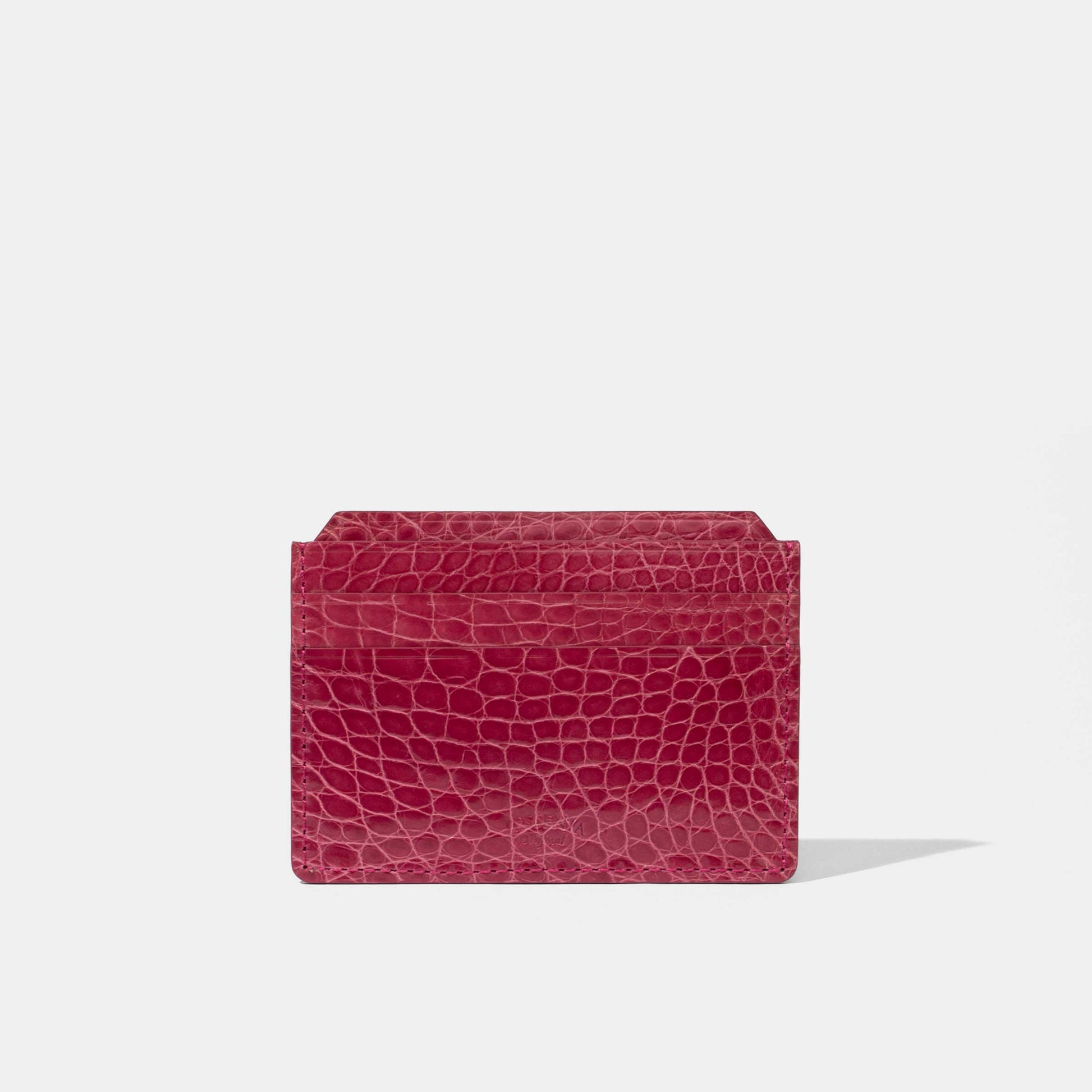 Six Slot Card Holder | Alligator Leather | Jessenia Original