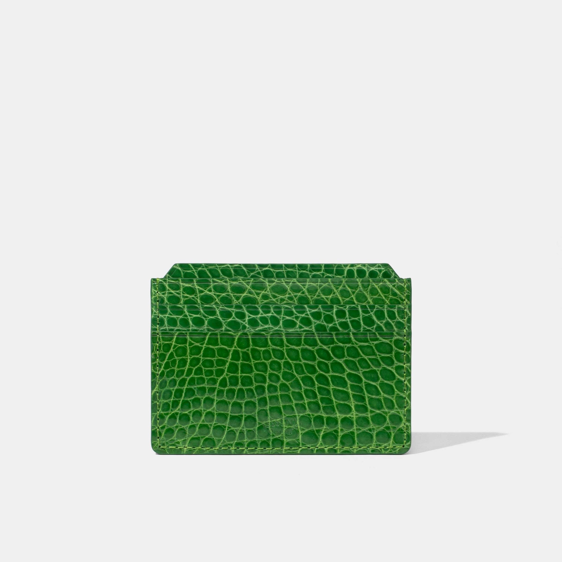 Six Slot Card Holder | Alligator Leather | Jessenia Original