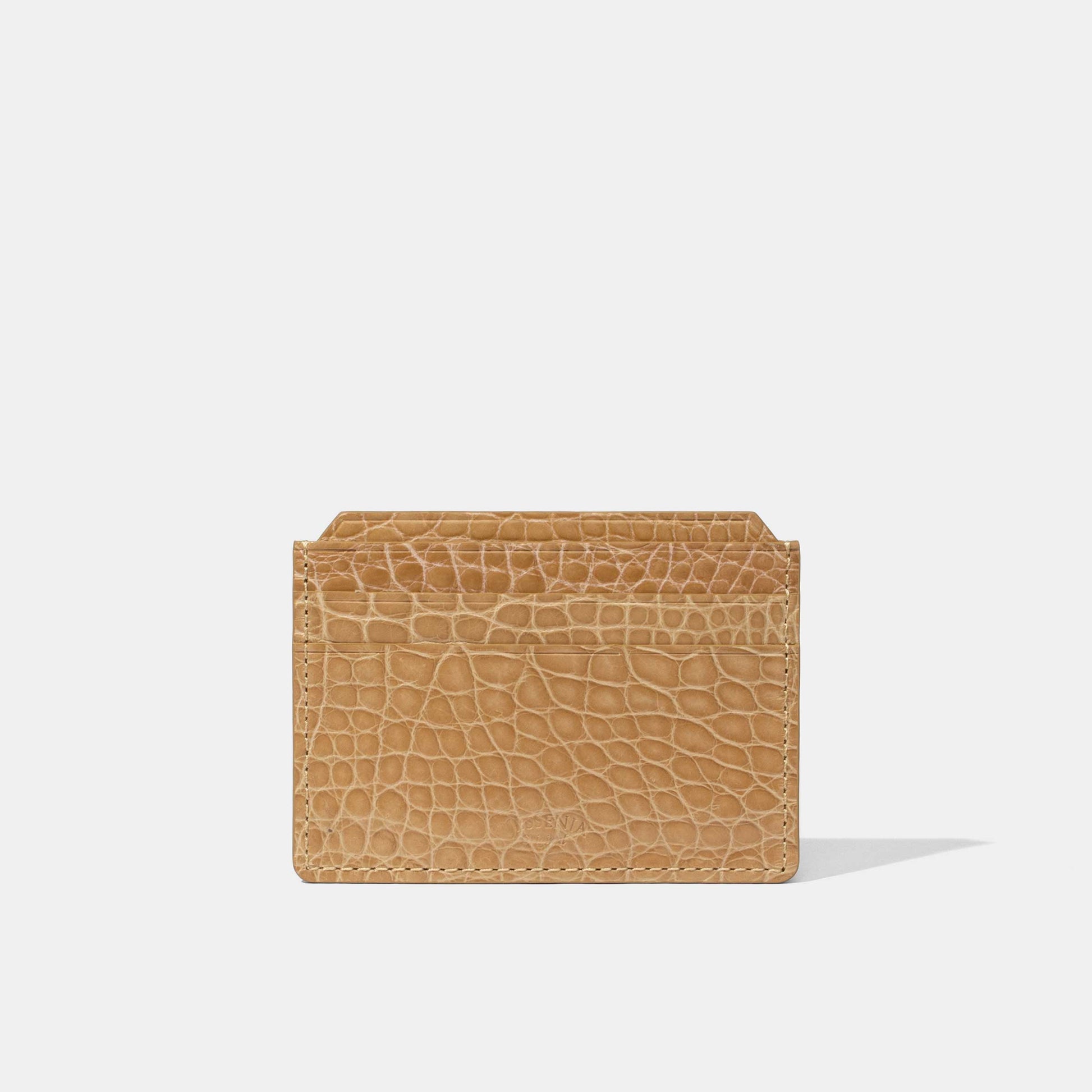 Six Slot Card Holder | Alligator Leather | Jessenia Original