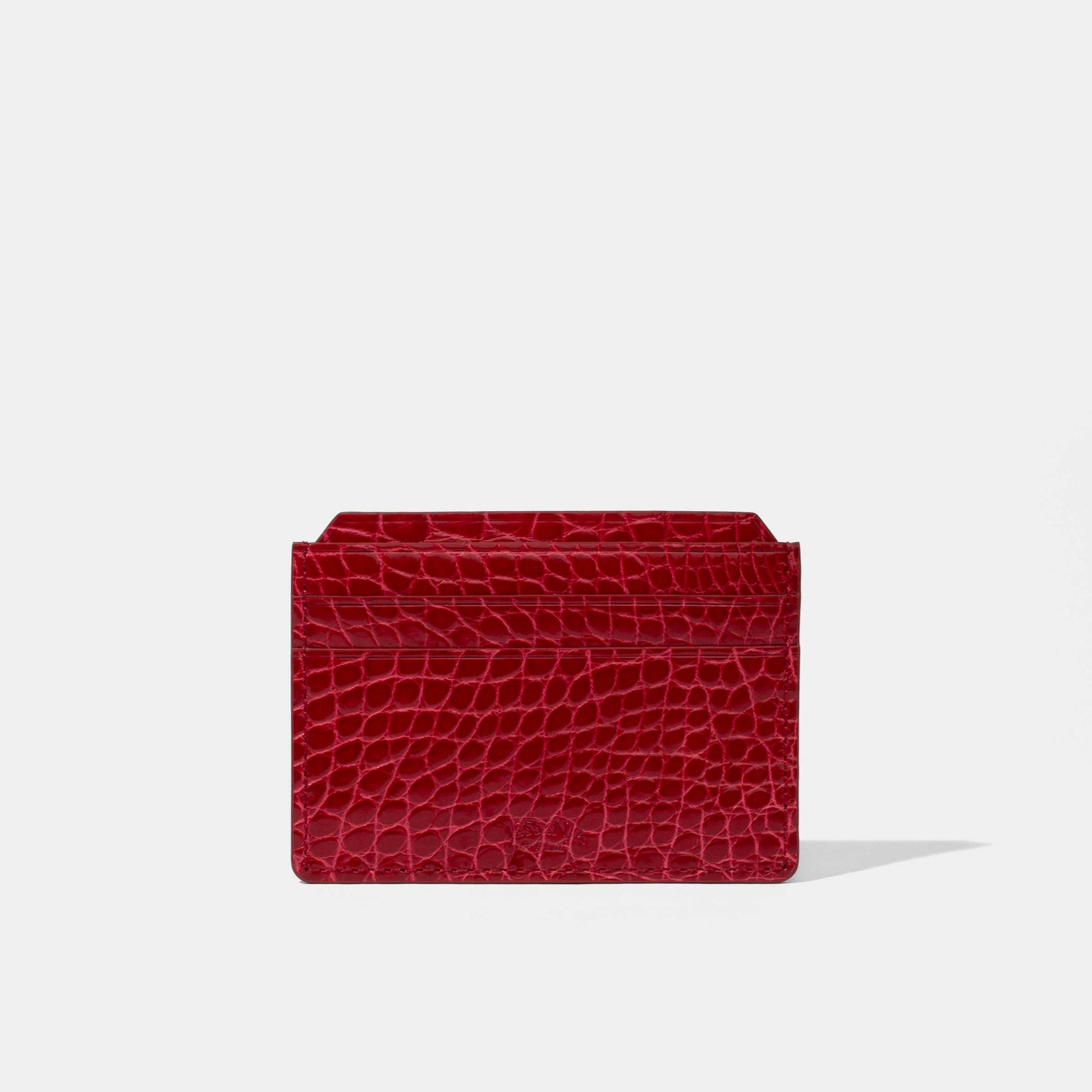 Six Slot Card Holder | Alligator Leather | Jessenia Original