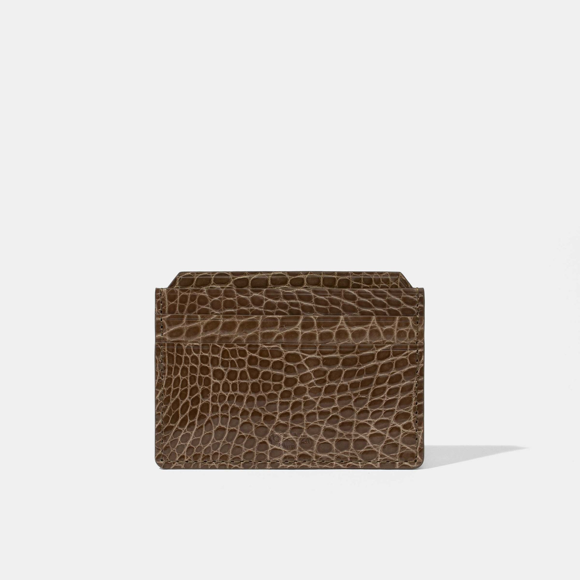 Six Slot Card Holder | Alligator Leather | Jessenia Original