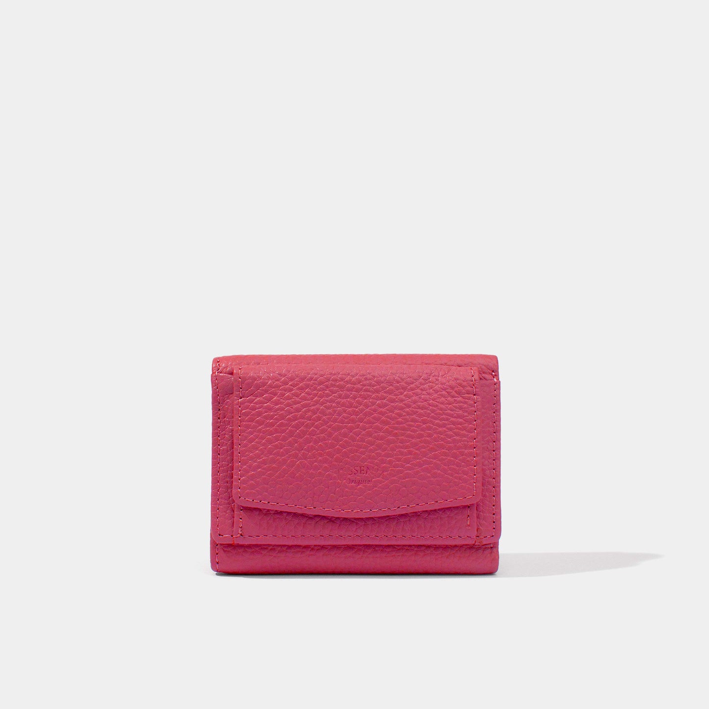 Coins Purse-Leather Coins Purse-Hot-Pink