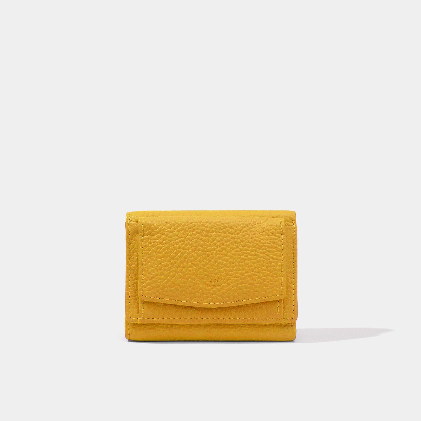 Coins Purse-Leather Coins Purse-Yellow