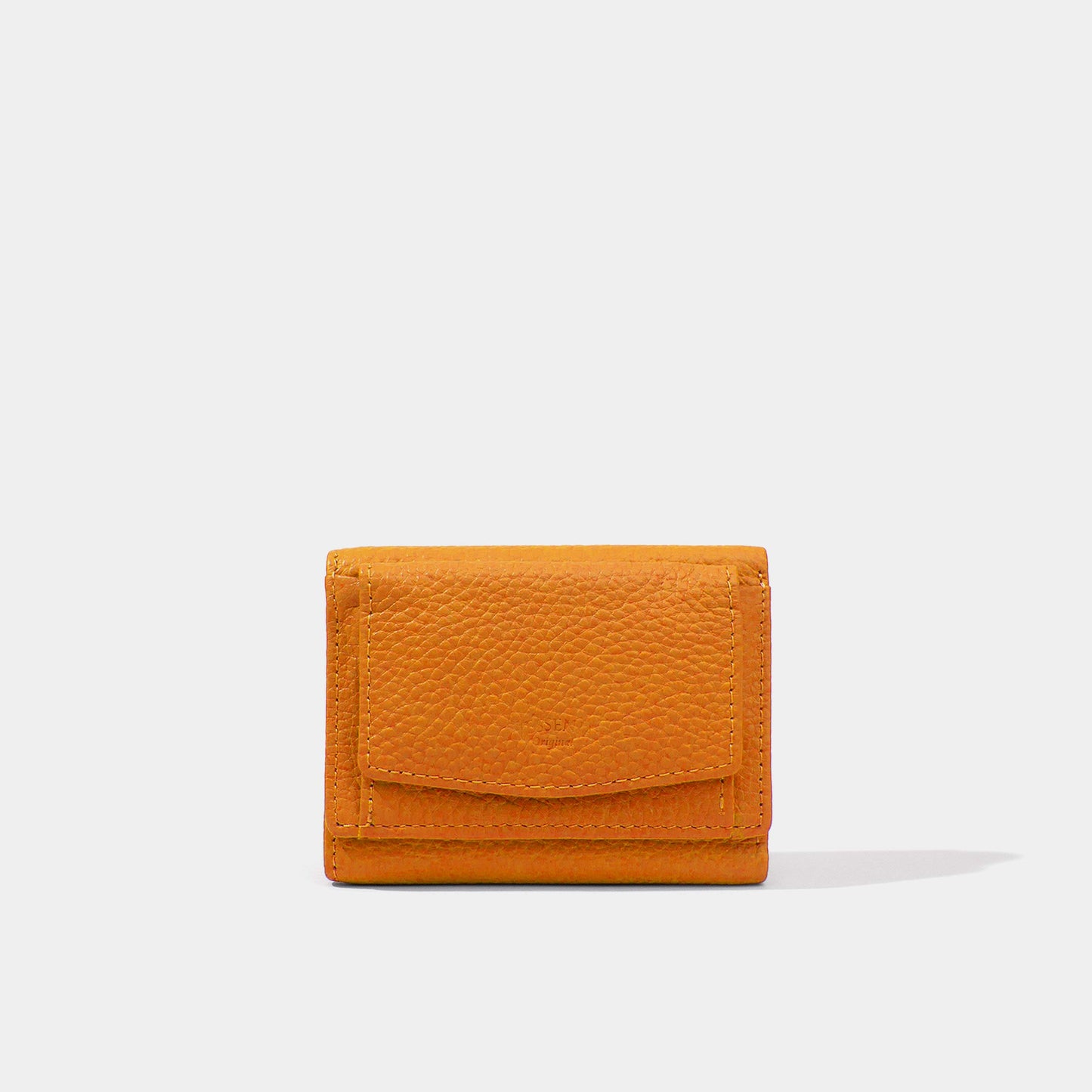 Coins Purse-Leather Coins Purse-Orange