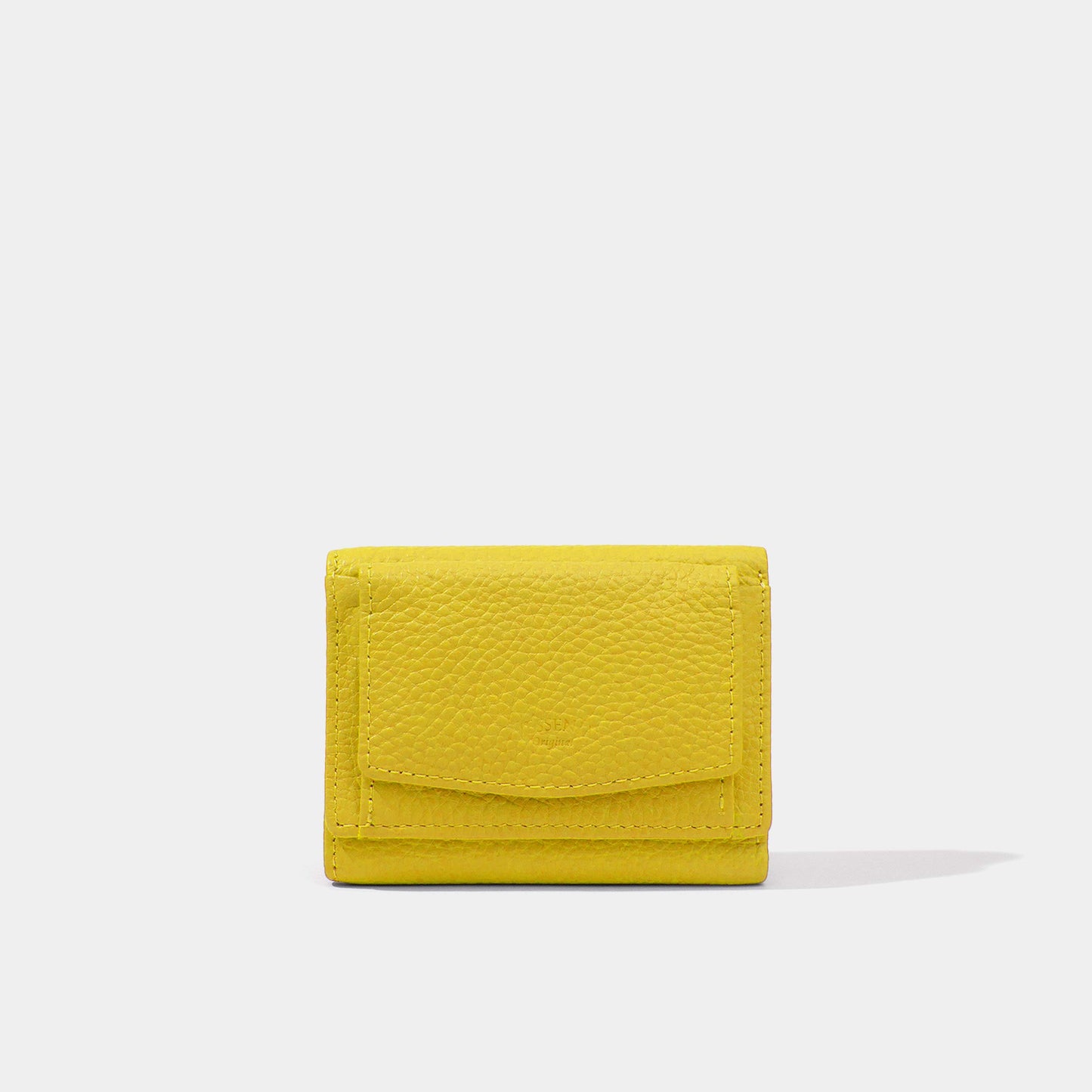 Coins Purse-Leather Coins Purse-Mustard