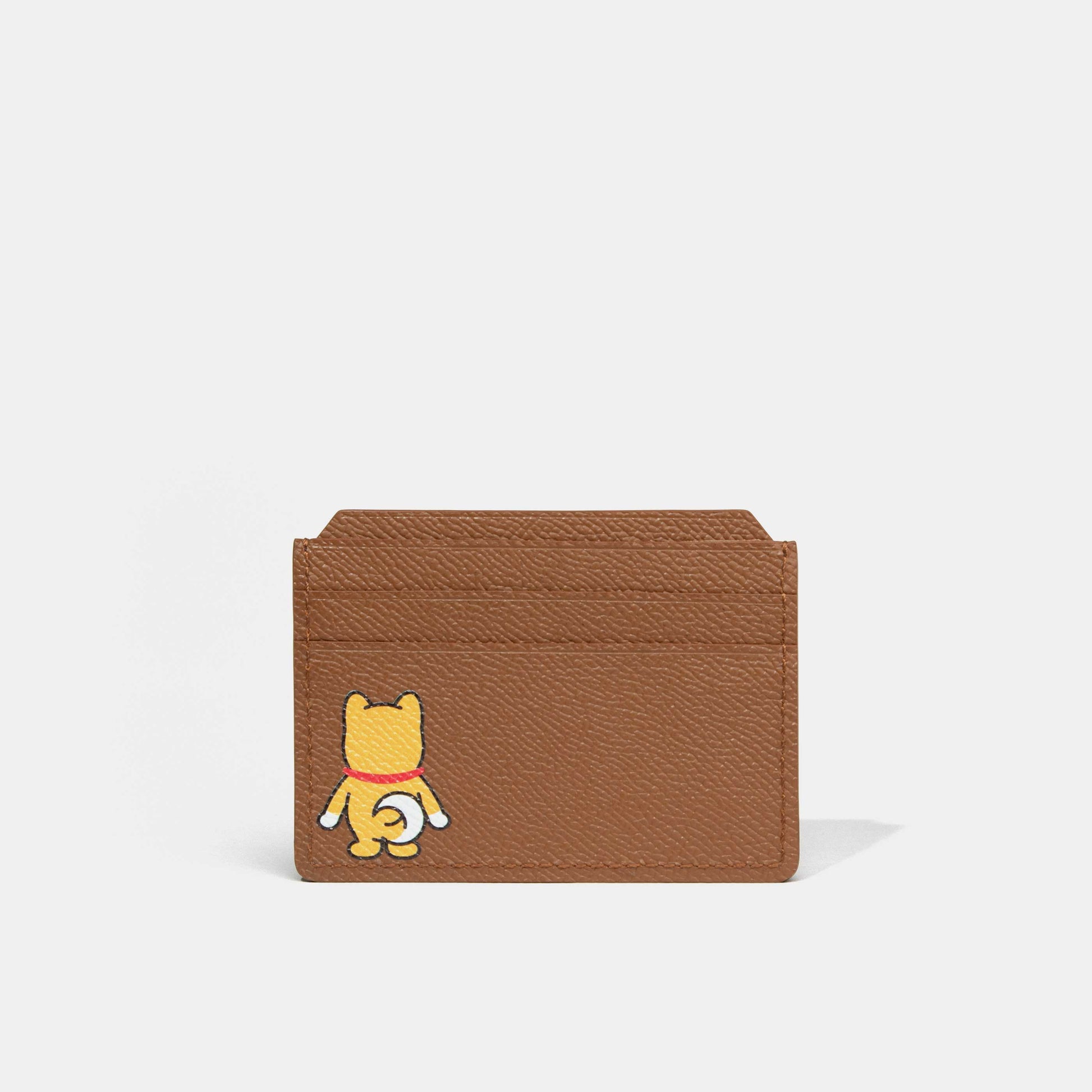 Epsom Calf Leather Card Holder - Pjai Red Neckerchief | PJai & Friends | Leather Goods