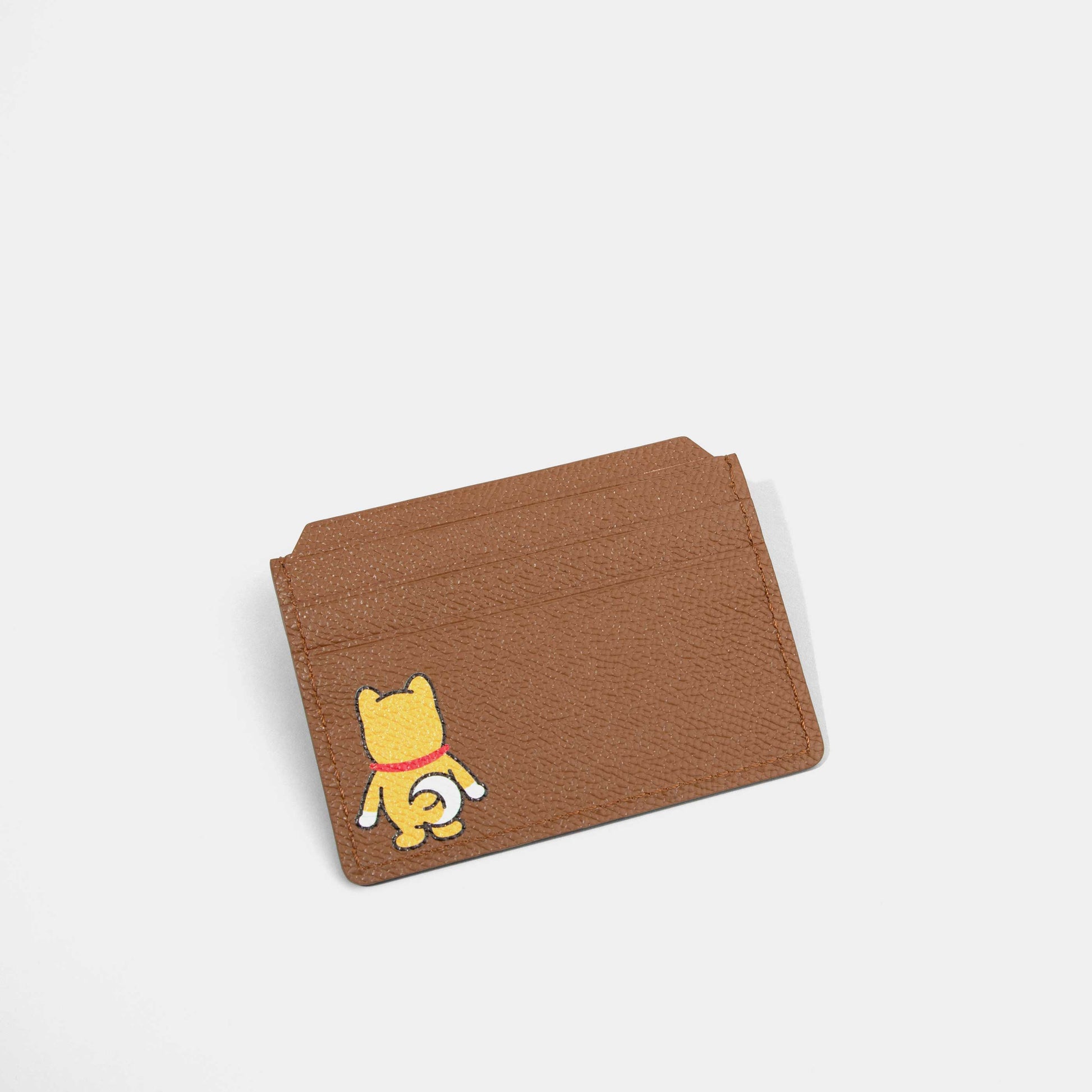 Epsom Calf Leather Card Holder - Pjai Red Neckerchief | PJai & Friends | Leather Goods