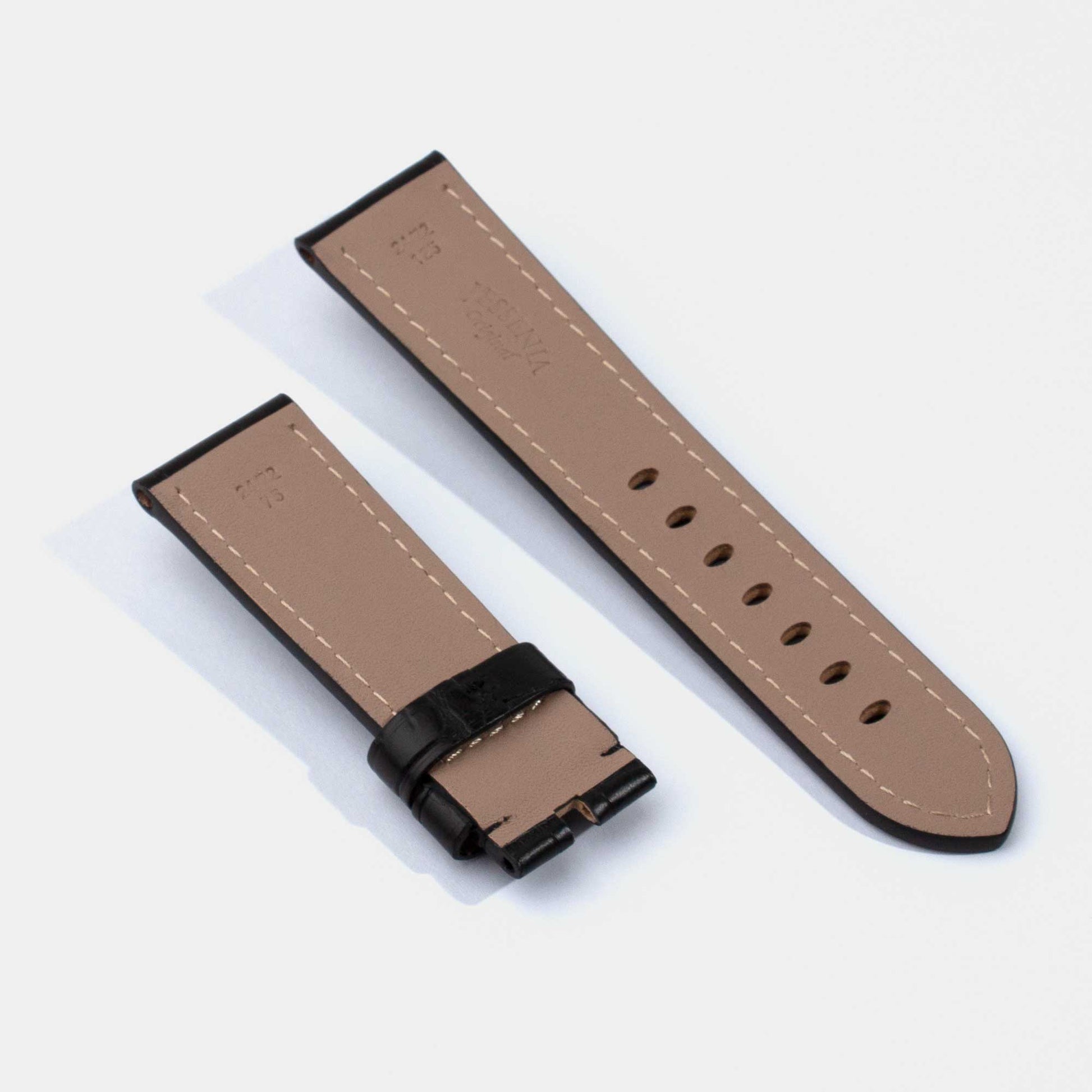Replacement Watch Strap with Pin Buckle | Shiny Alligator | Panerai Jessenia Original
