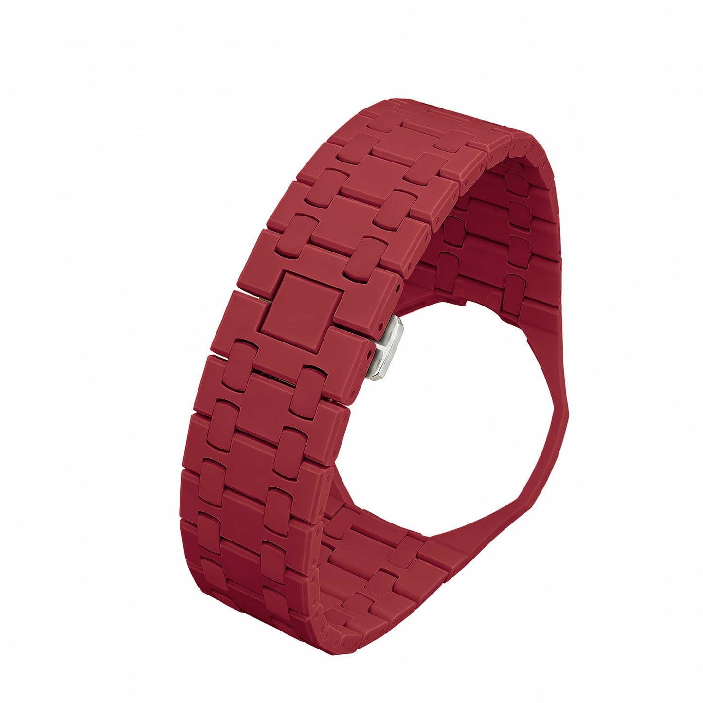 (Pre-order) Jessenia Original - Ceramic Case & Integrated Bracelet for Swatch x AP Royal Pop - Otto Rosso