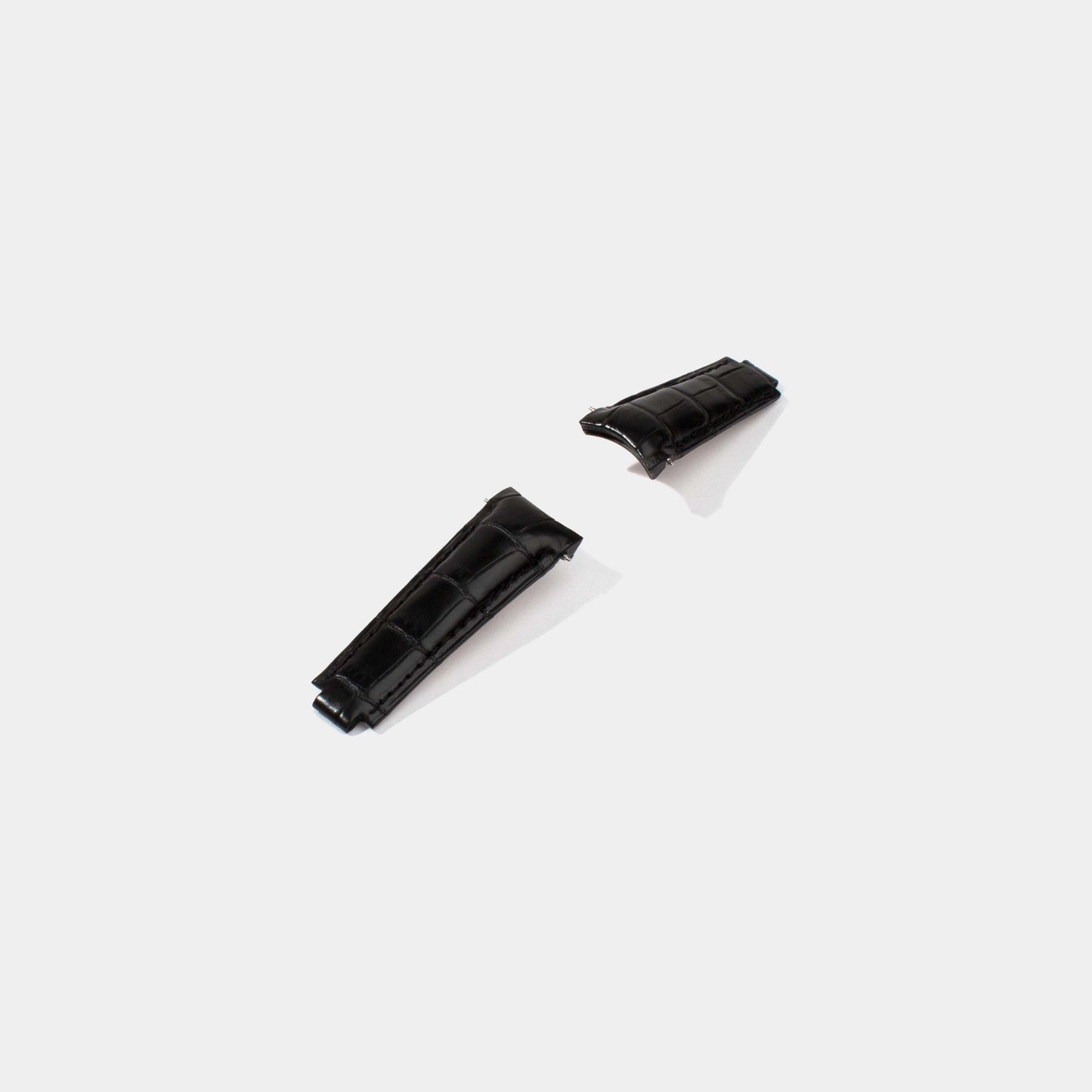 Replacement Watch Straps Daytona with Deployment Buckle | Semi-Matte Alligator | Rolex Jessenia