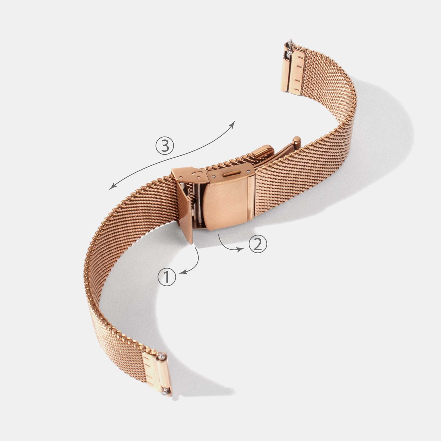Length Adjustment Mesh Watch Strap | Samsung Stainless Steel Mesh Band