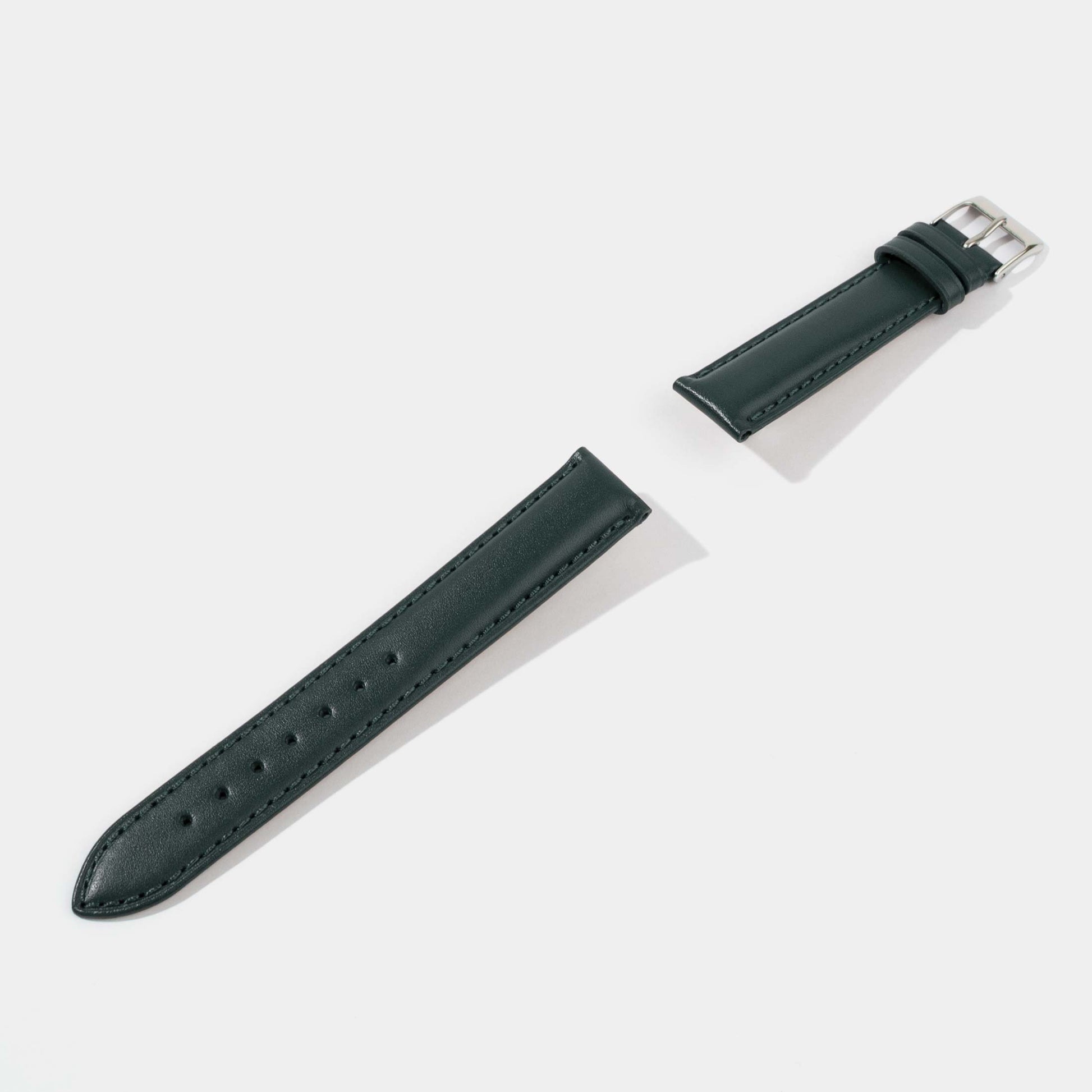 Italian Vegetable Tanned Calf Leather Watch Strap-Universal Watch Strap-Green