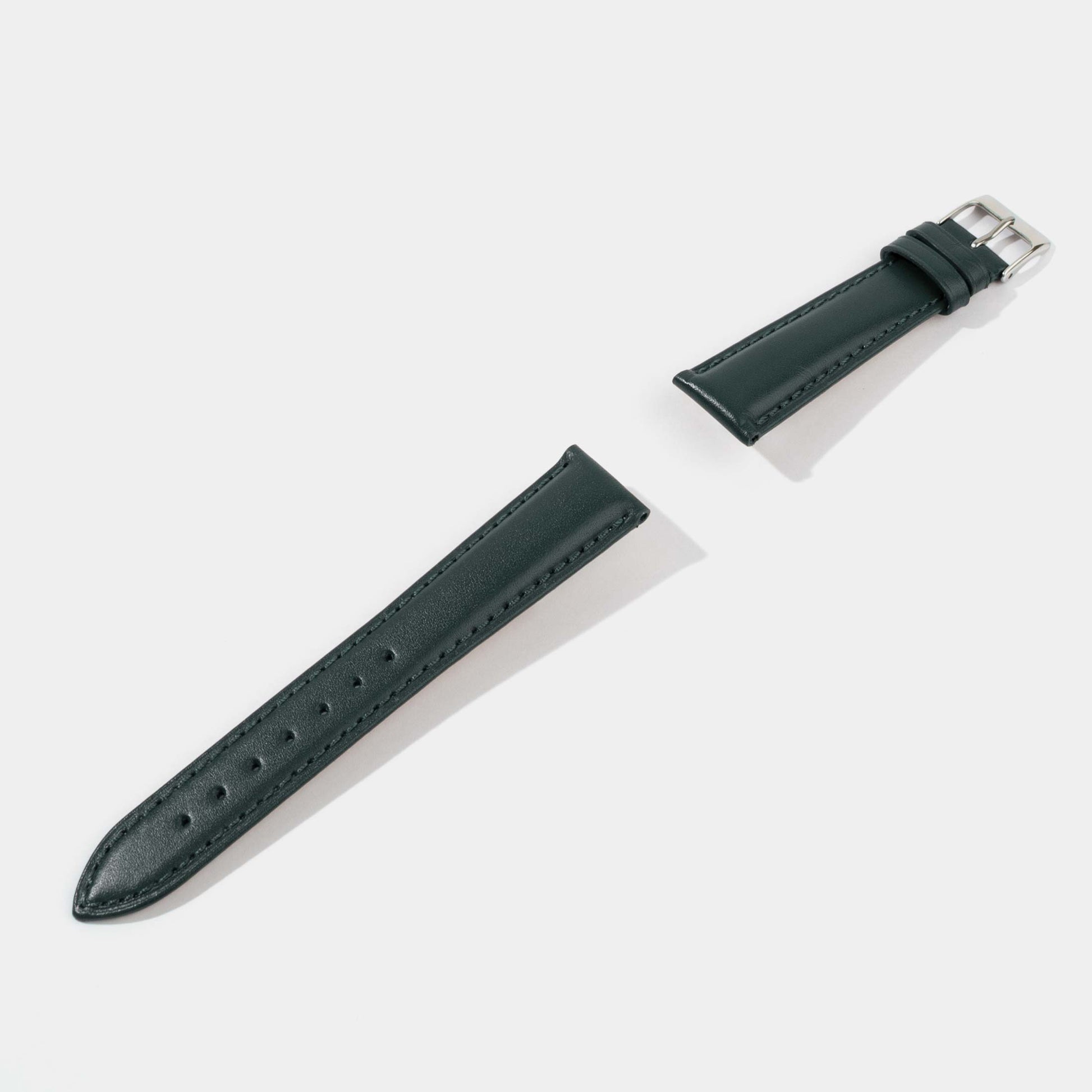 Italian Vegetable Tanned Calf Leather Watch Strap-Universal Watch Strap-Green