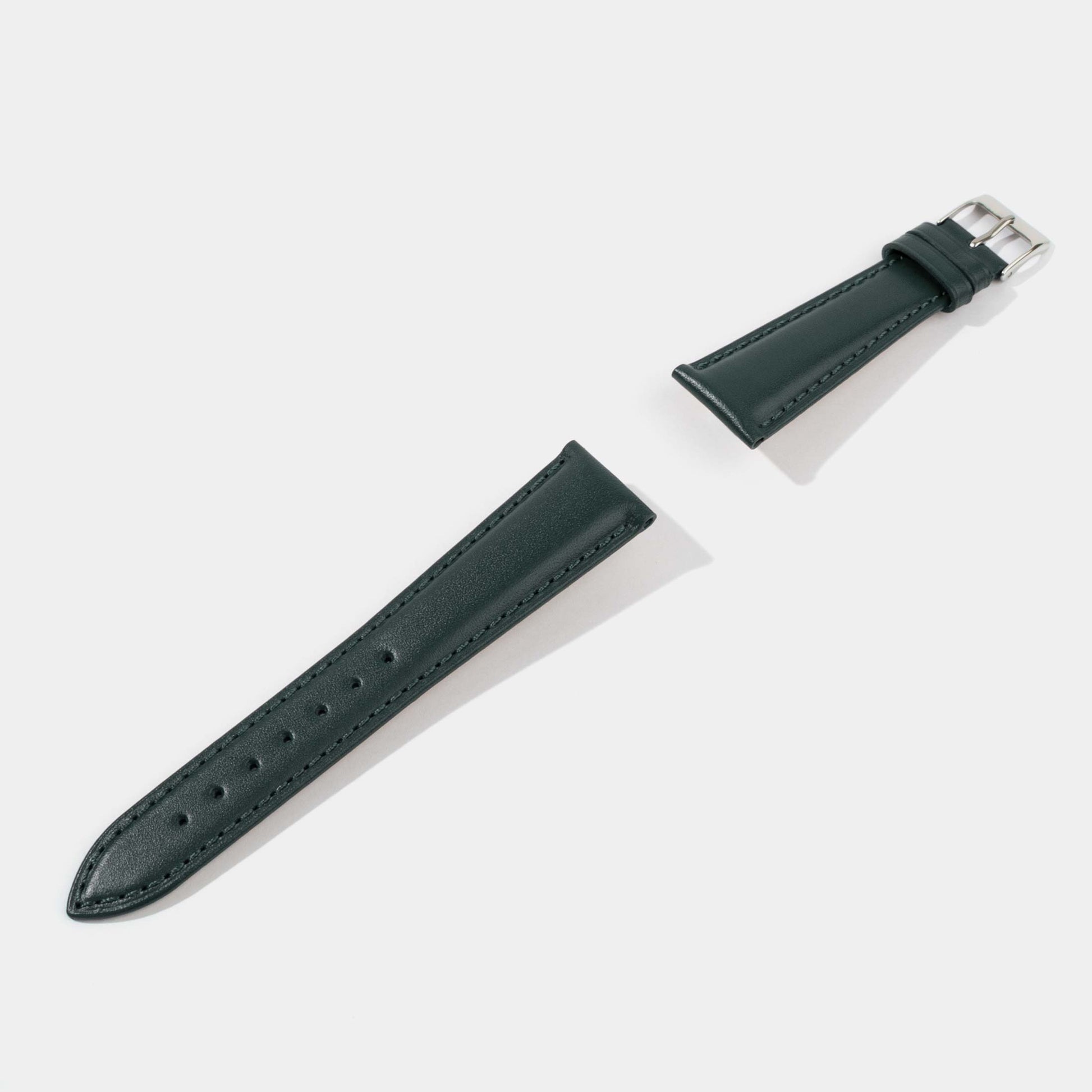 Italian Vegetable Tanned Calf Leather Watch Strap-Universal Watch Strap-Green