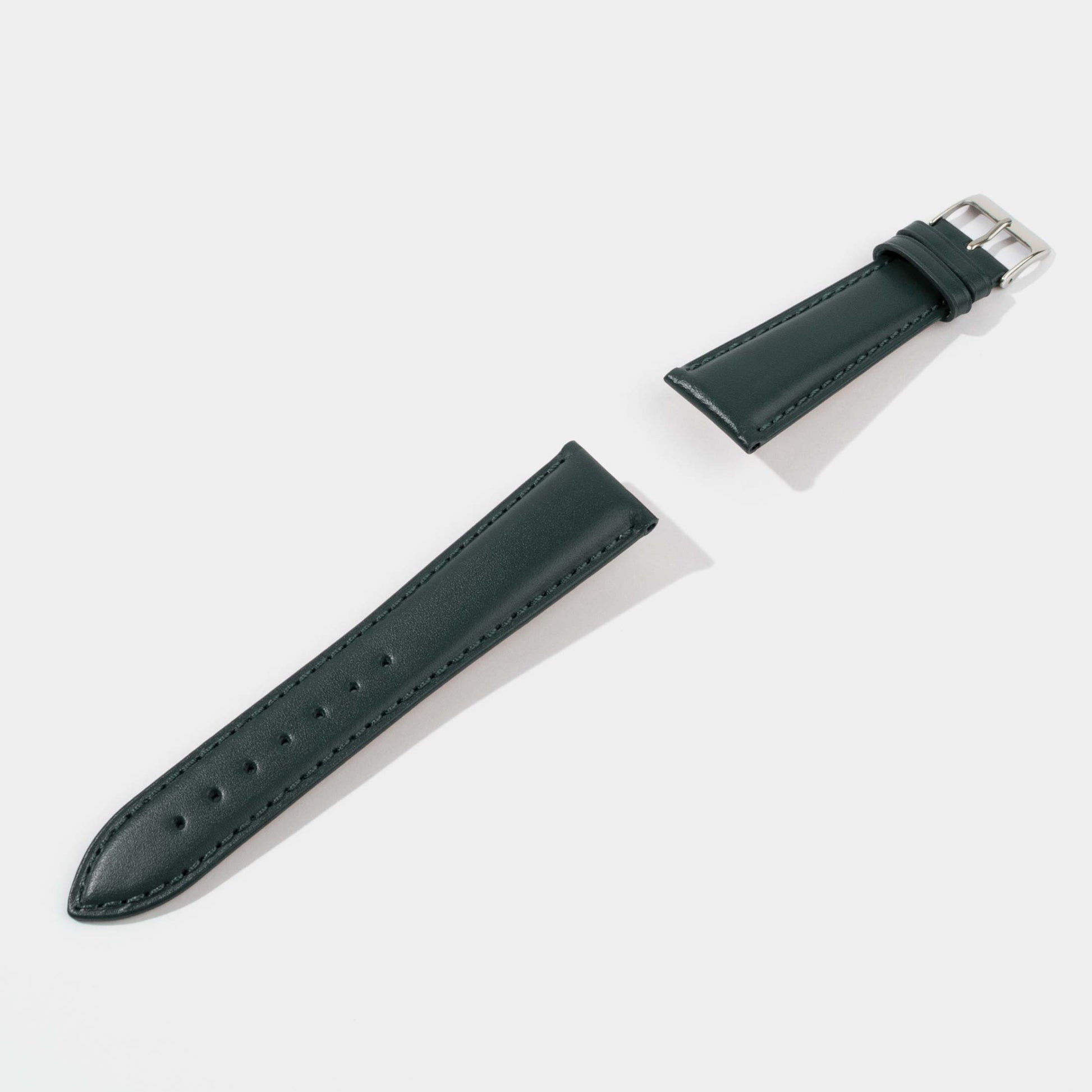 Italian Vegetable Tanned Calf Leather Watch Strap-Universal Watch Strap-Green