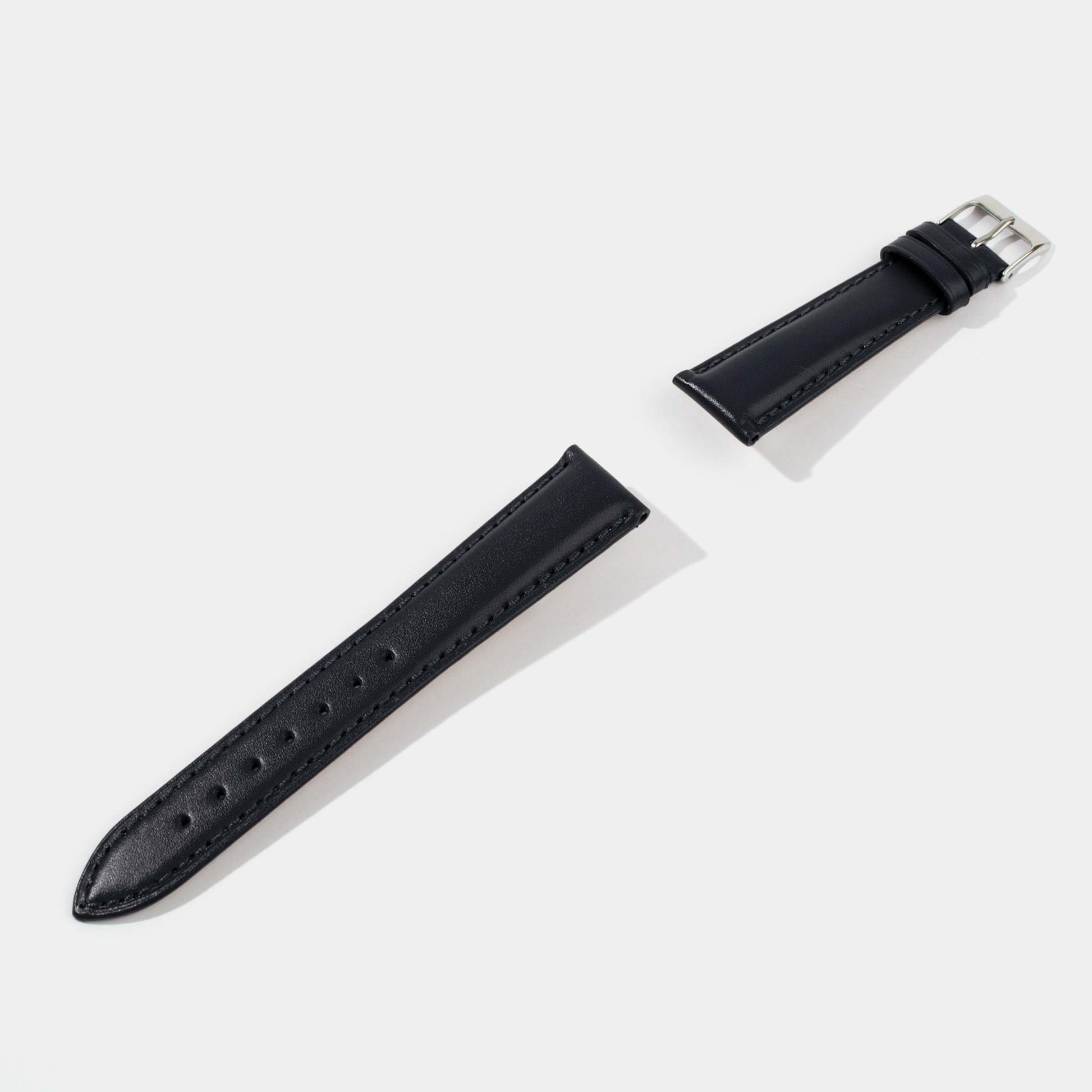 Italian Vegetable Tanned Calf Leather Watch Strap-Universal Watch Strap-Blue