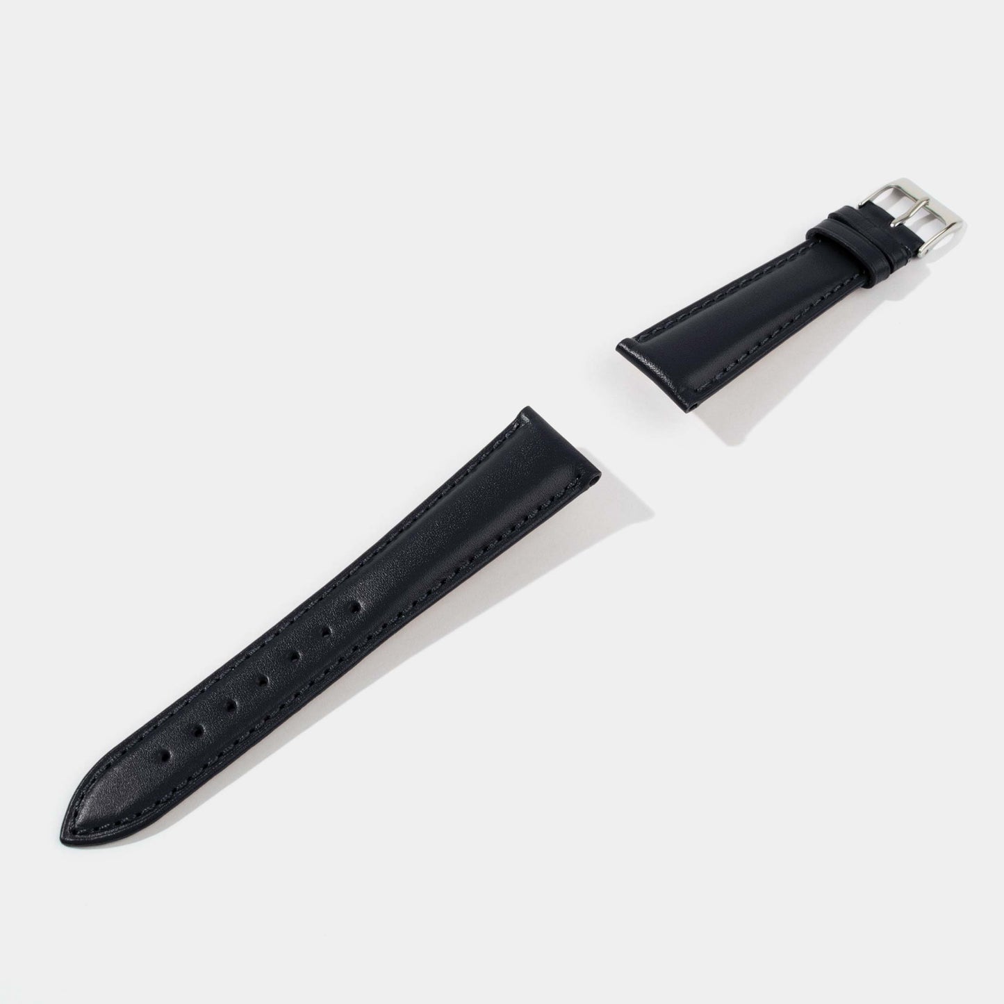 Italian Vegetable Tanned Calf Leather Watch Strap-Universal Watch Strap-Blue