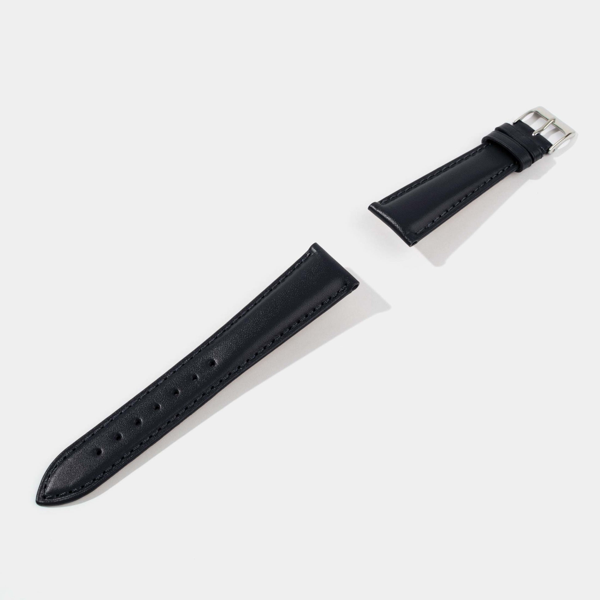 Italian Vegetable Tanned Calf Leather Watch Strap-Universal Watch Strap-Blue