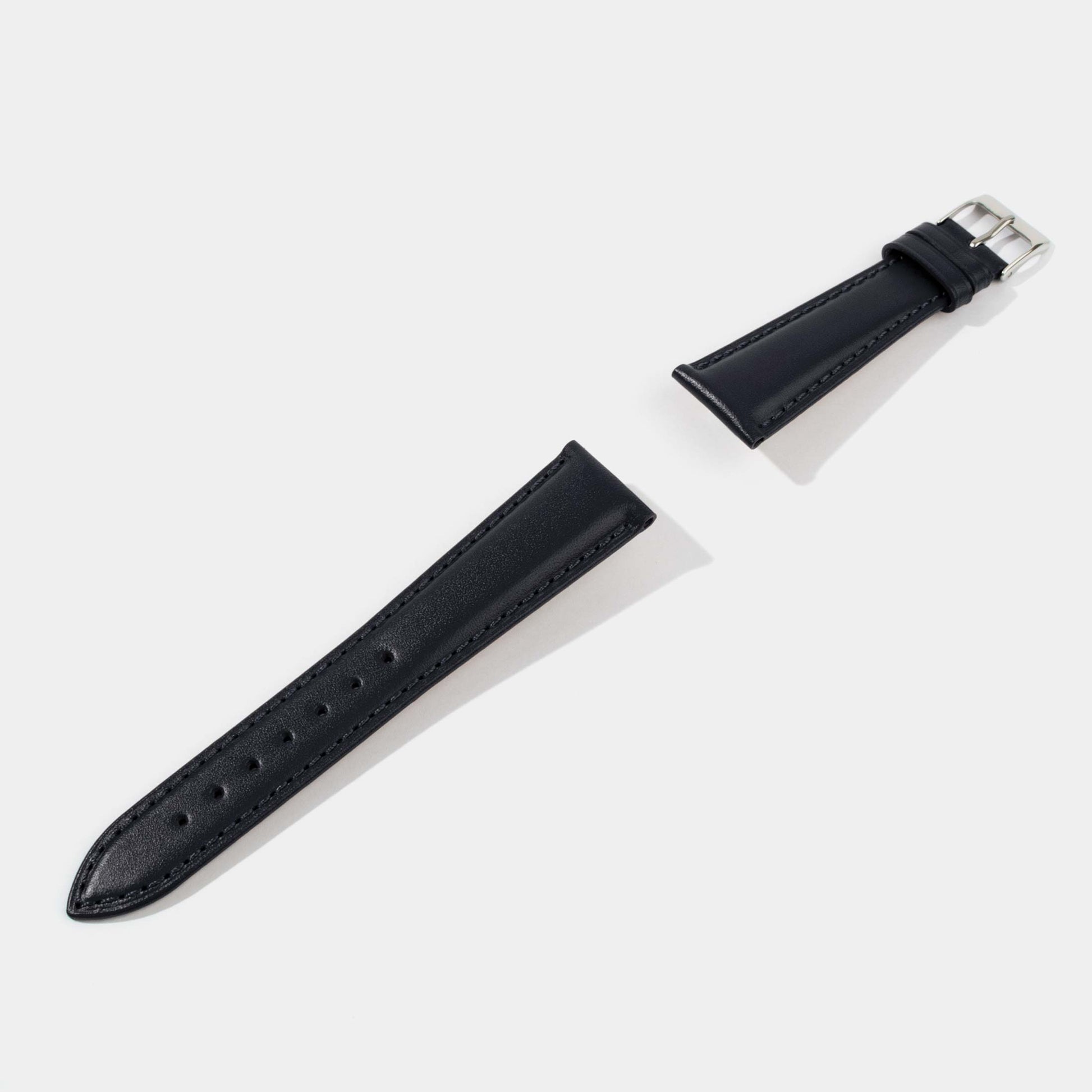 Italian Vegetable Tanned Calf Leather Watch Strap-Universal Watch Strap-Blue