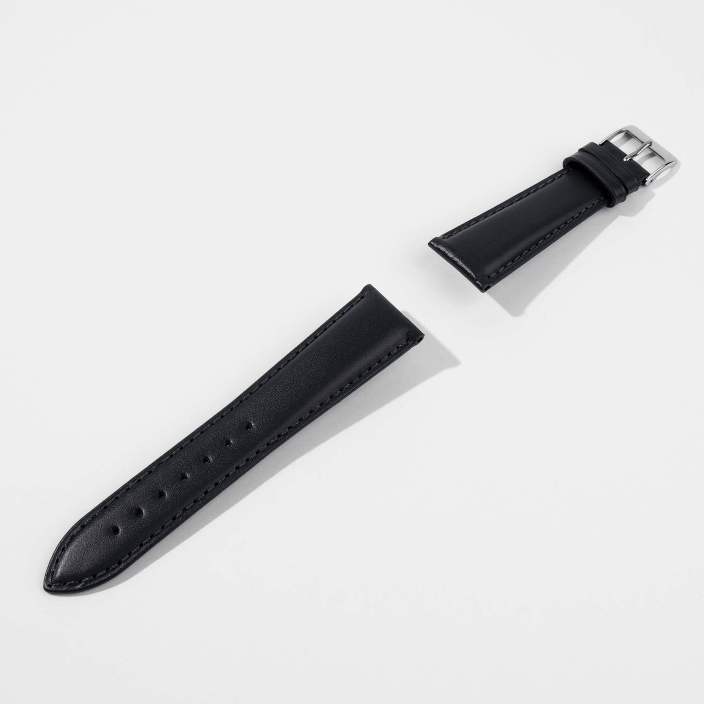 Italian Vegetable Tanned Calf Leather Watch Strap-Universal Watch Strap-Blue