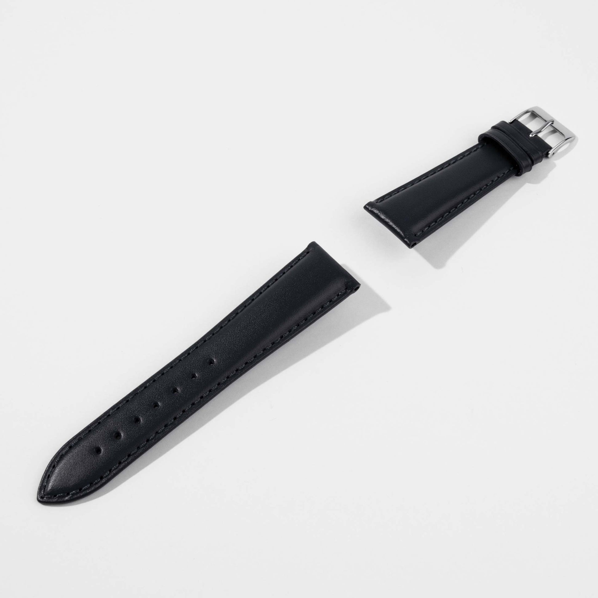 Italian Vegetable Tanned Calf Leather Watch Strap-Universal Watch Strap-Blue