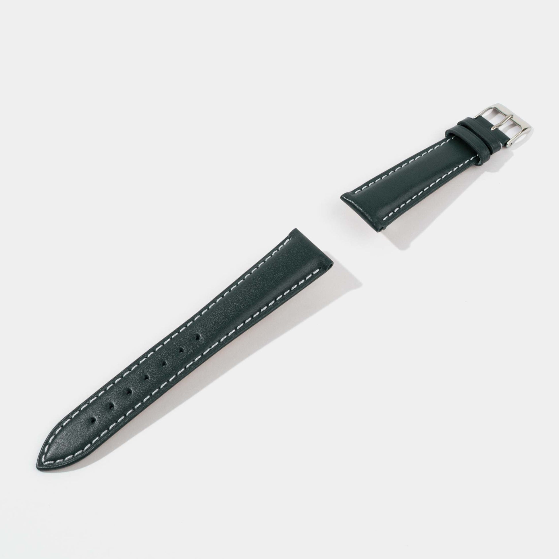 Italian Vegetable Tanned Calf Leather Watch Strap-Universal Watch Strap-Green